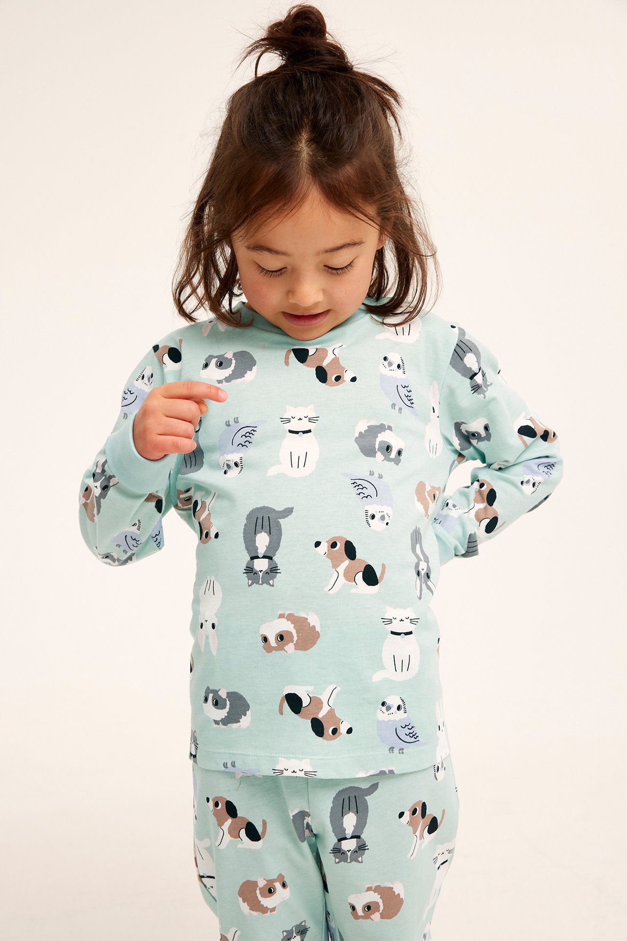 2-pk veterinær-pyjamas - Lys turkis - 7