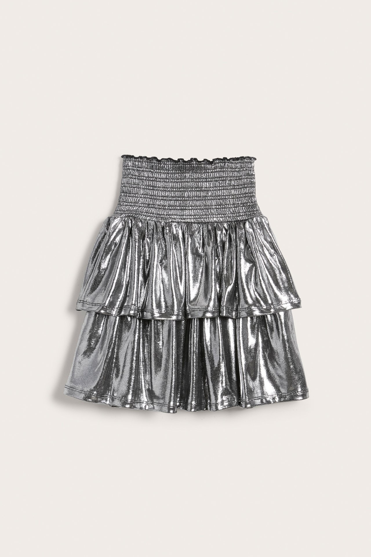 Kjol med smock - Silver - 7