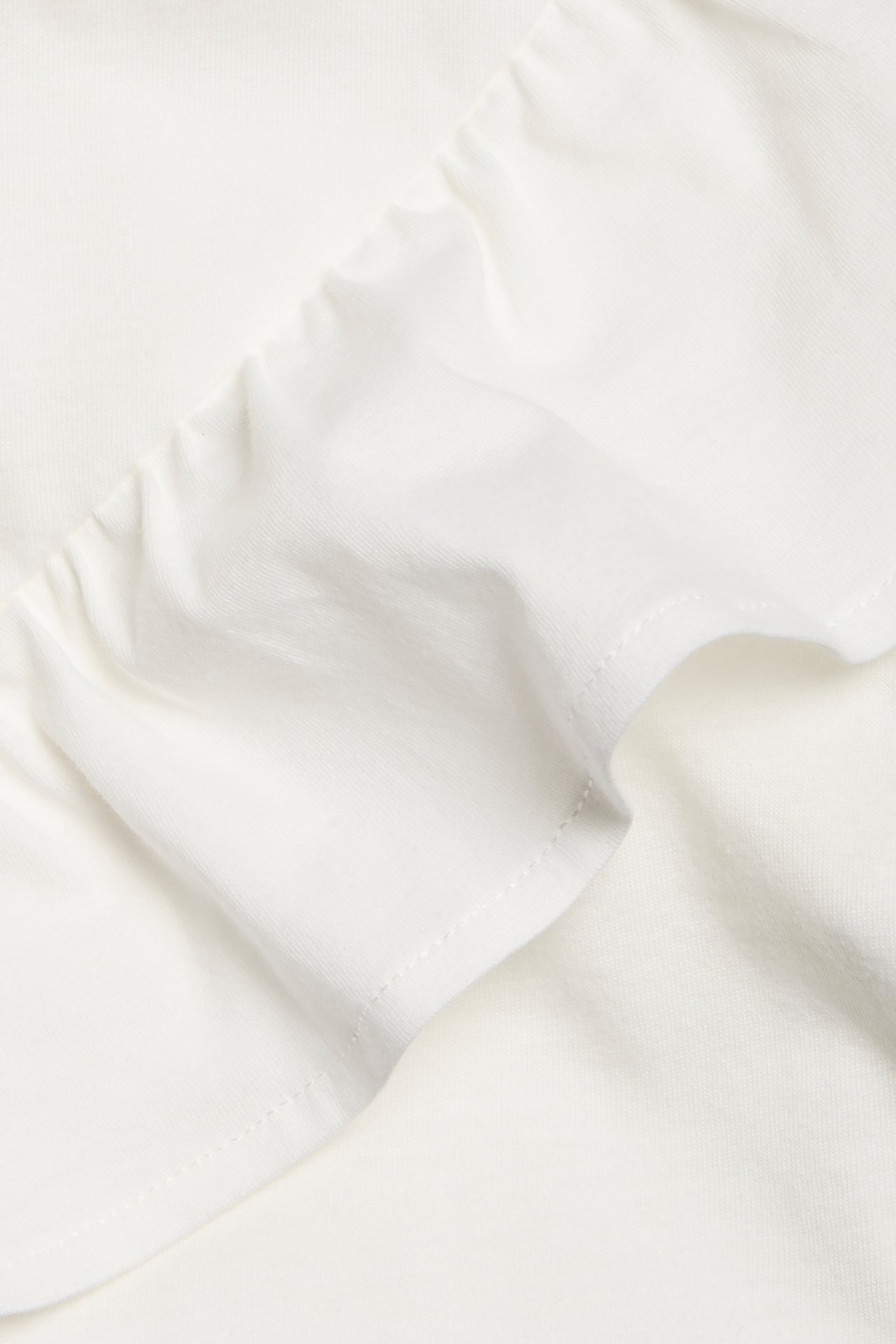 Top z rękawami typu motylek - Offwhite - 1