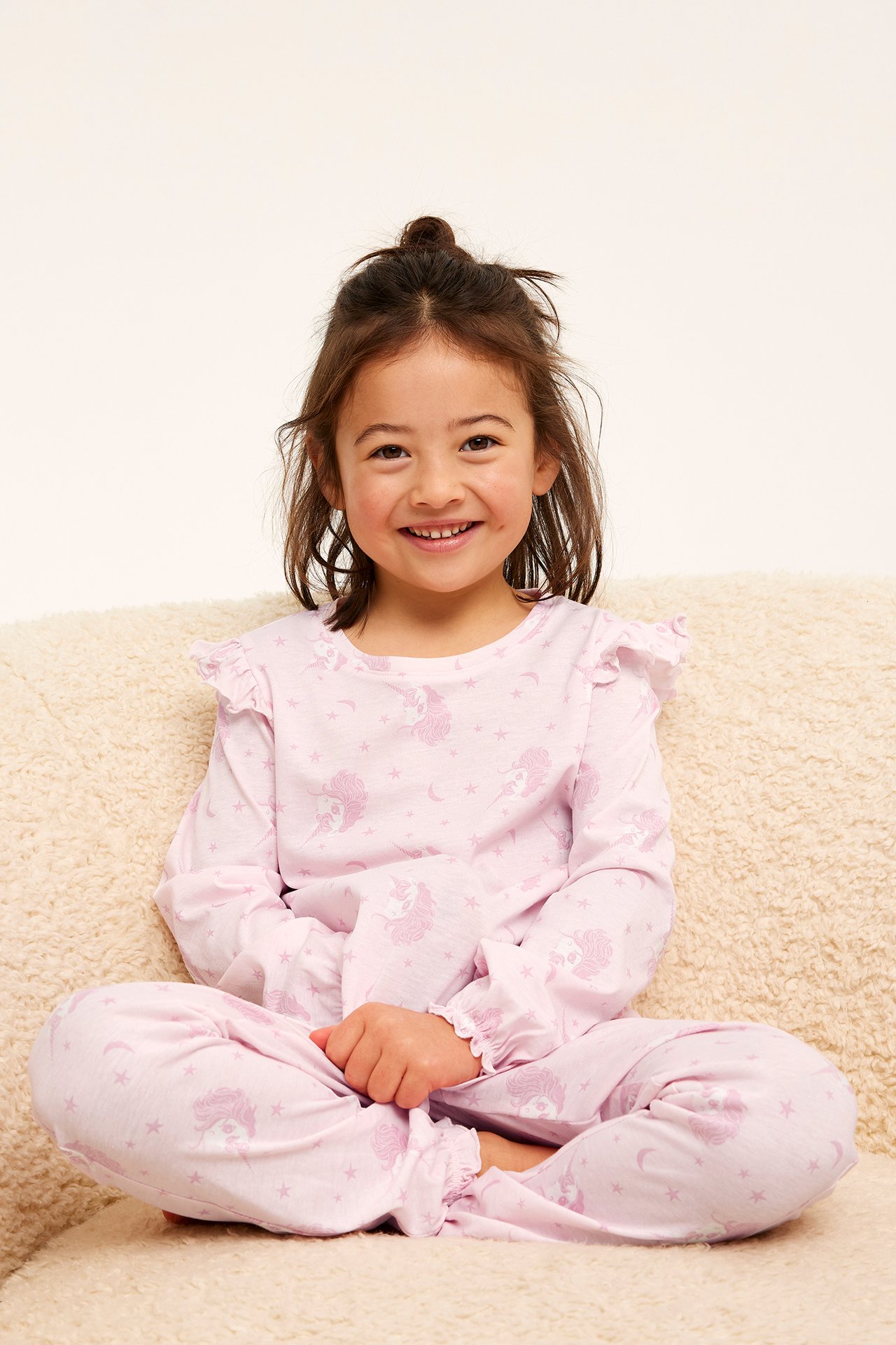 Kuviollinen pyjama - Pinkki - 2