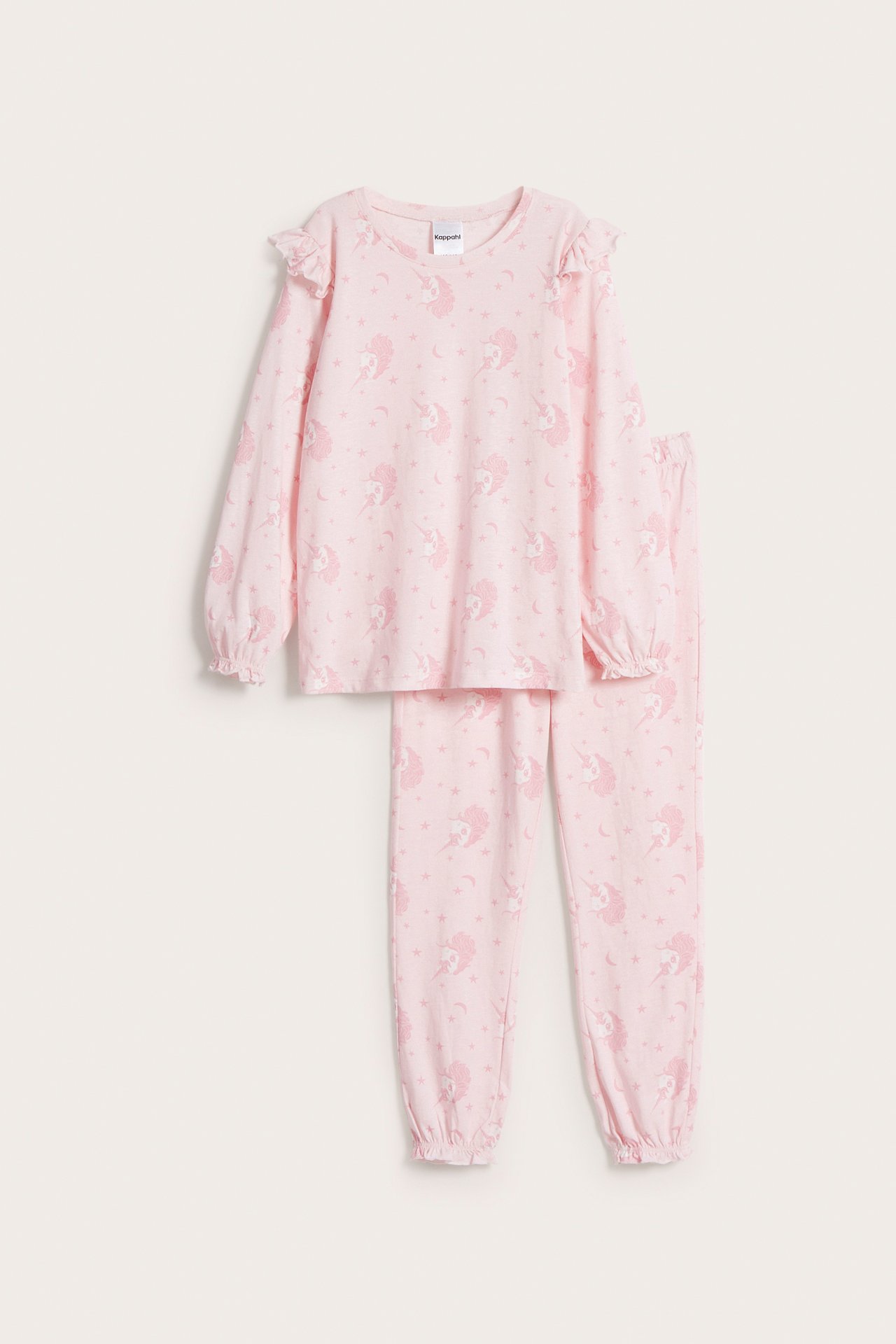 Kuviollinen pyjama - Pinkki - 7