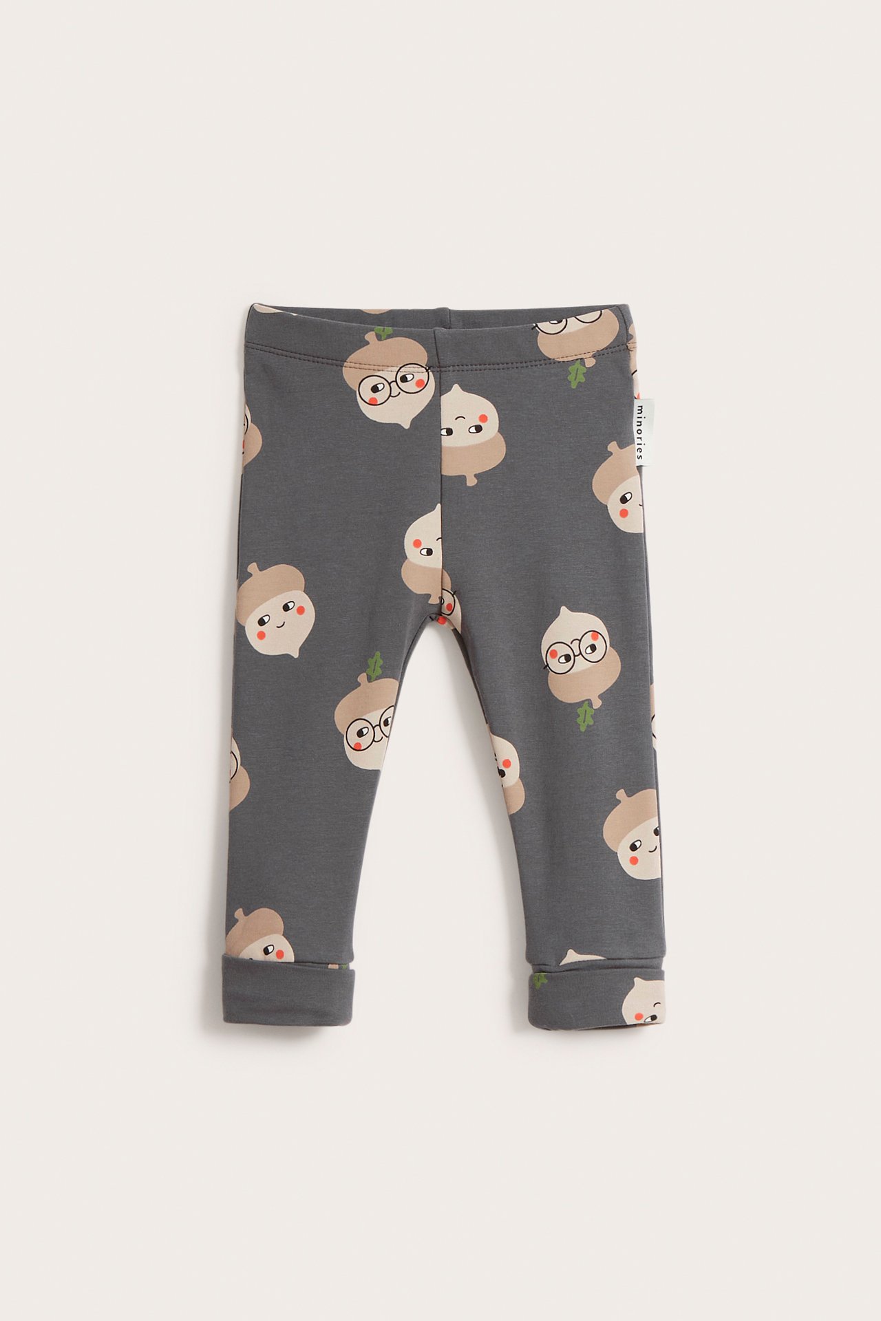 Legginsy we wzory, dla niemowląt - Czarne - 2