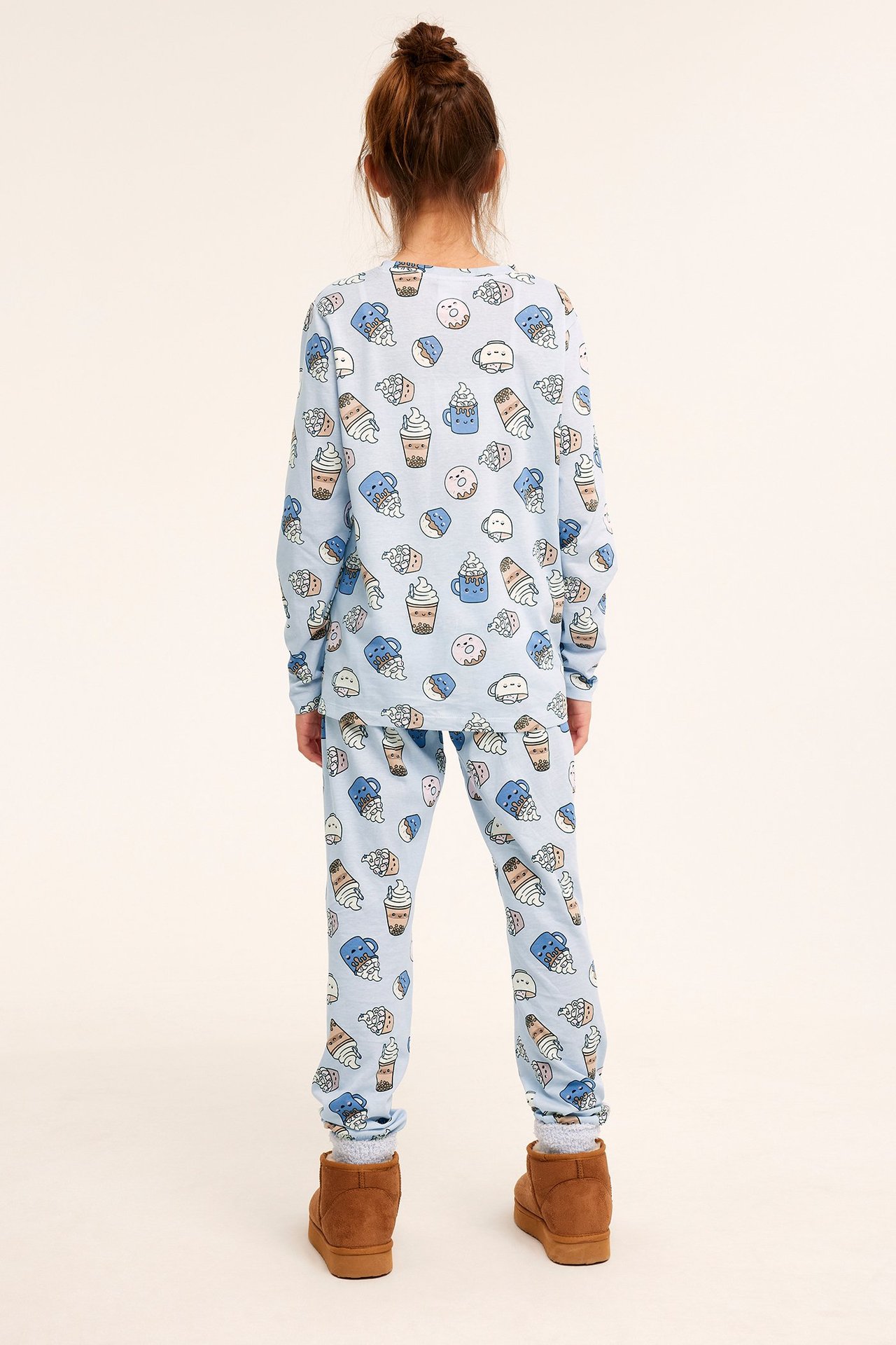 Långärmad pyjamas