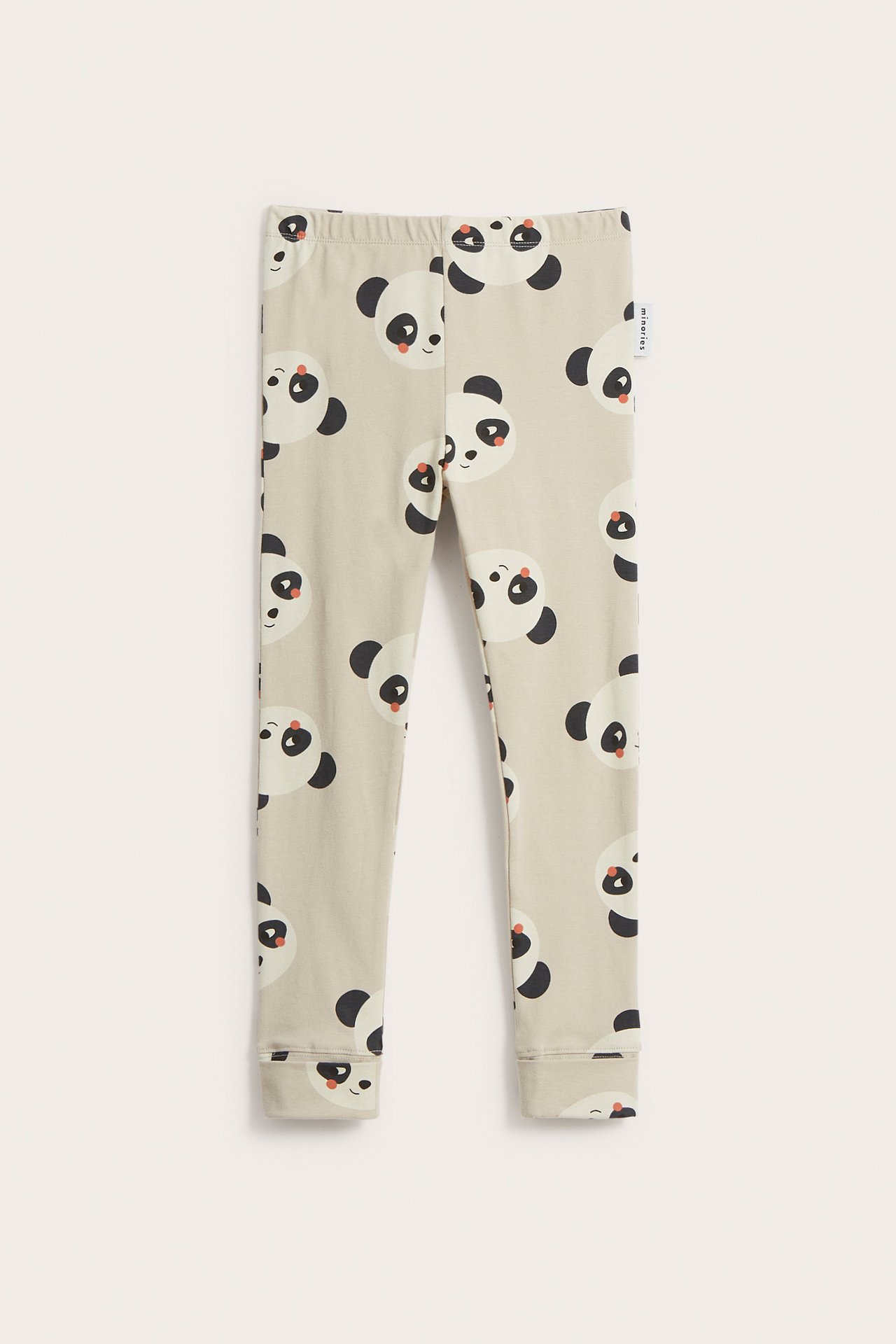 Kuviolliset leggingsit - Vaaleanbeige - 2