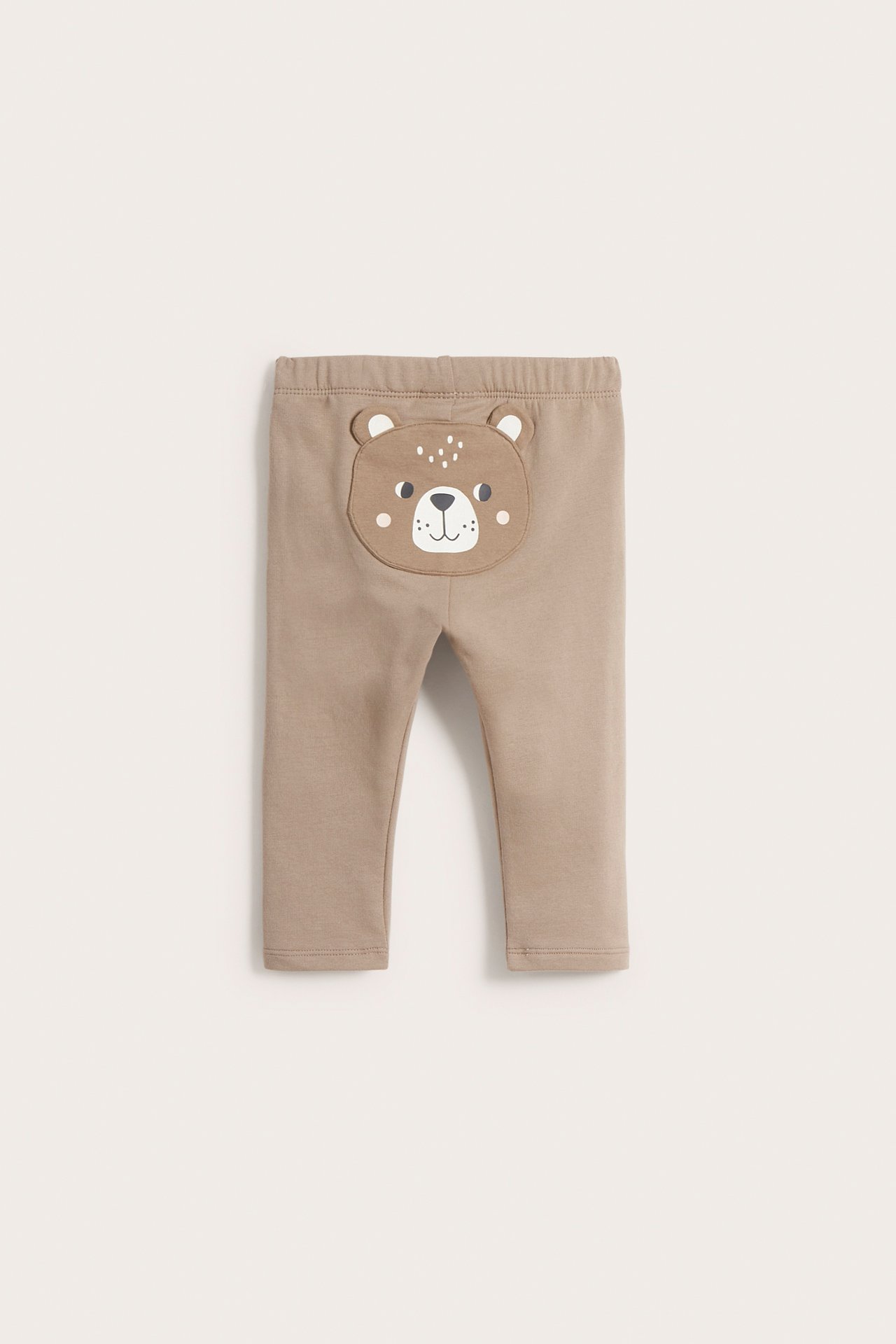 Leggings med applikation baby - Beige - 7