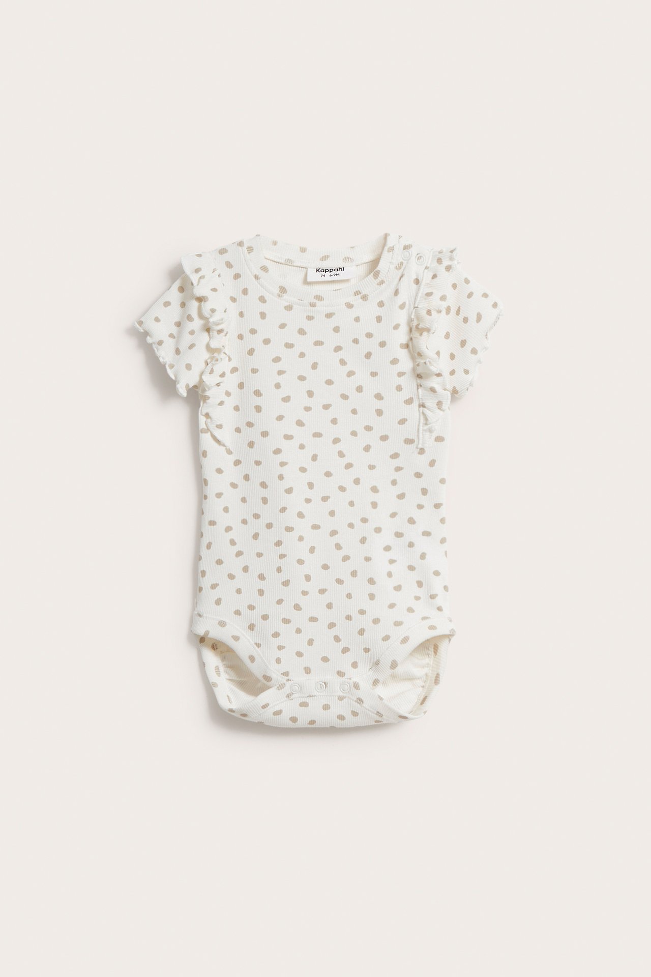 Body we wzory, z falbanami - Offwhite - 6