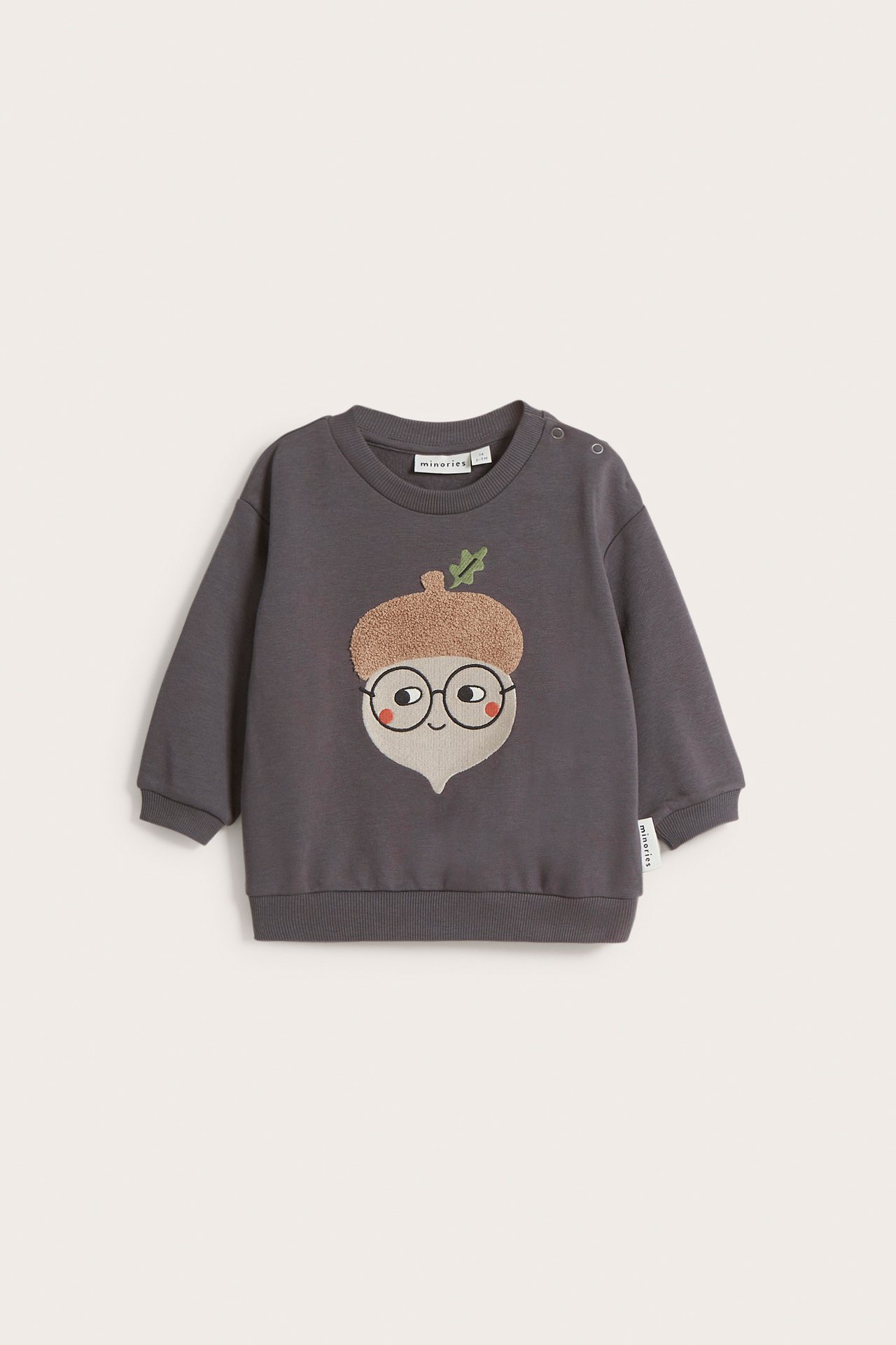 Sweatshirt med trykk - Svart - 2