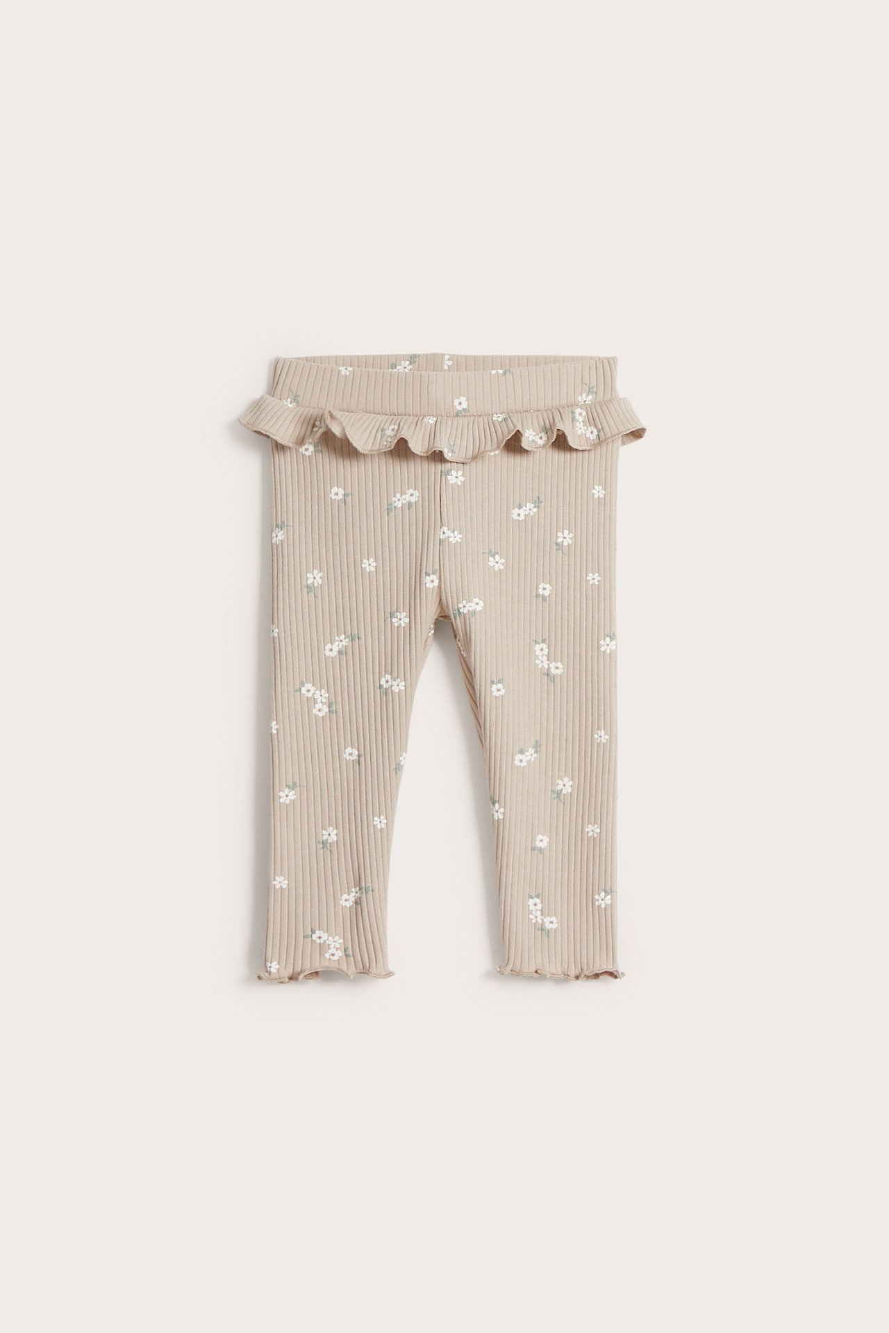 Ribbade leggings baby - Beige - 6