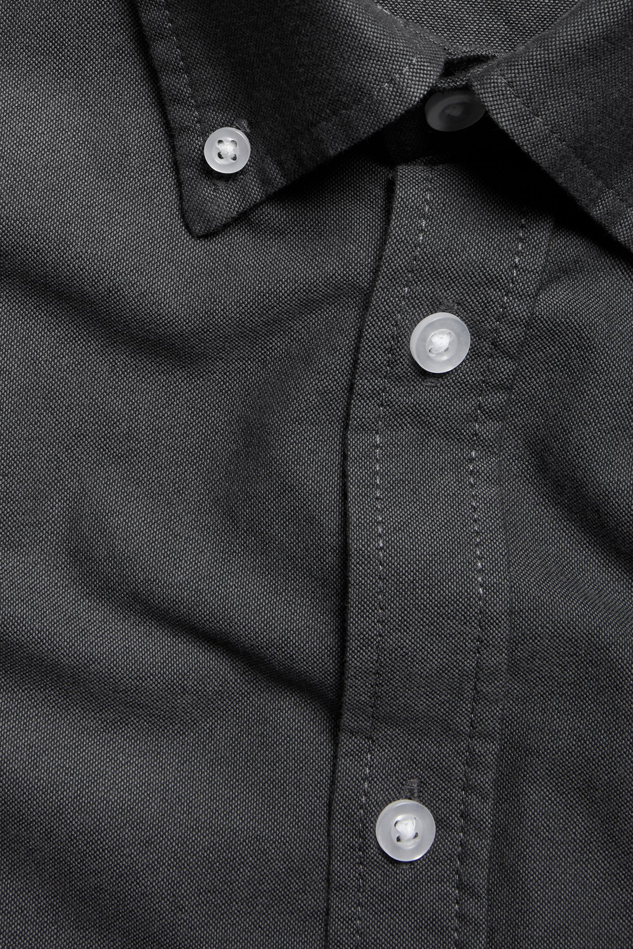 Oxfordpaita regular fit - Tummanharmaa - 5