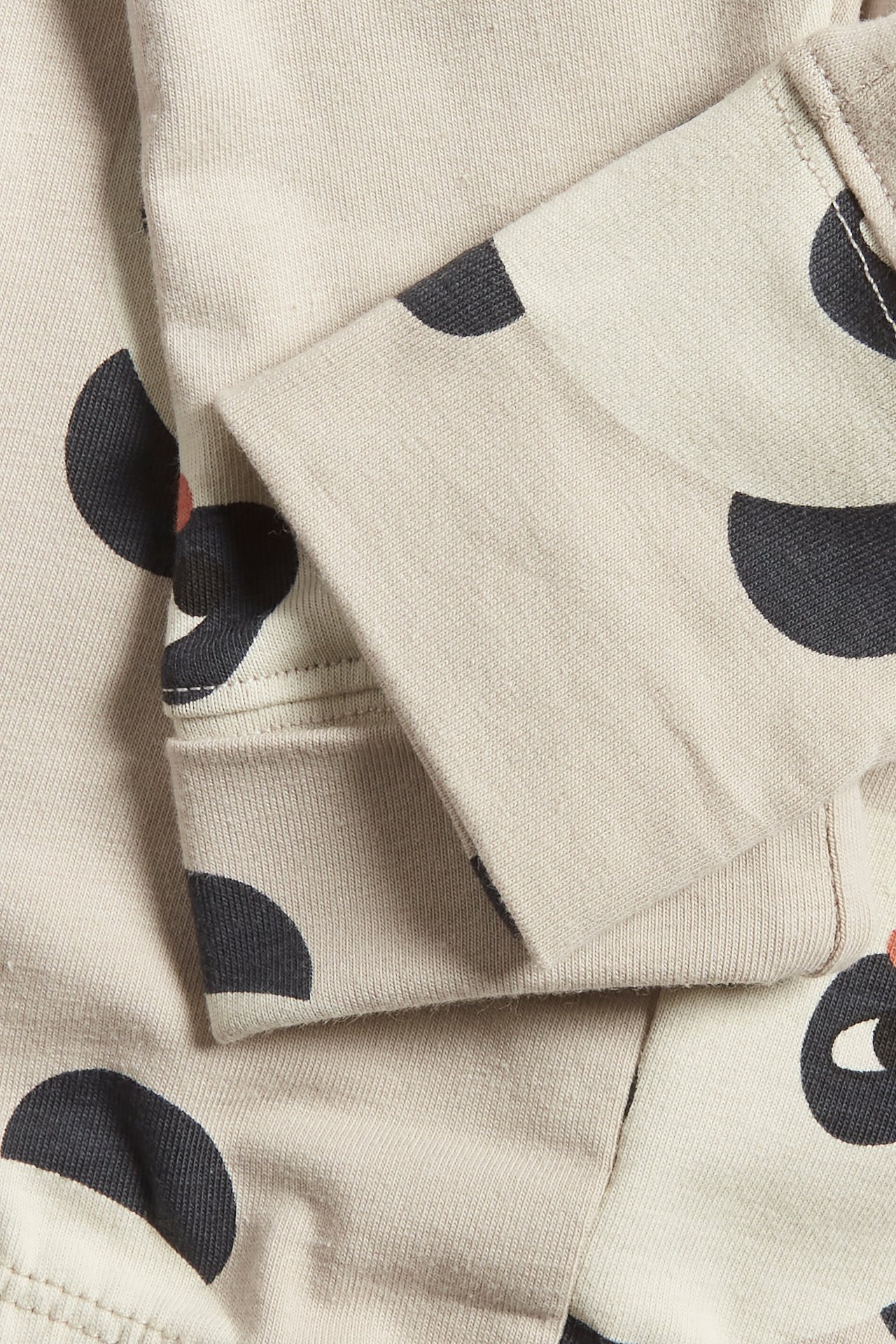 Mönstrade babyleggings - Beige - 2