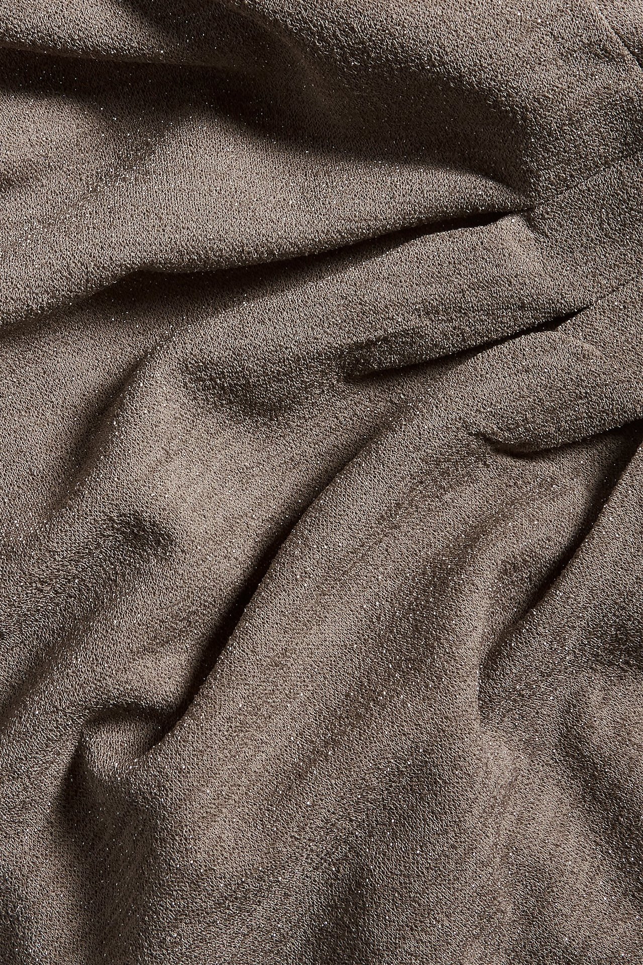 Glitrende kjole - Mørk beige - 6