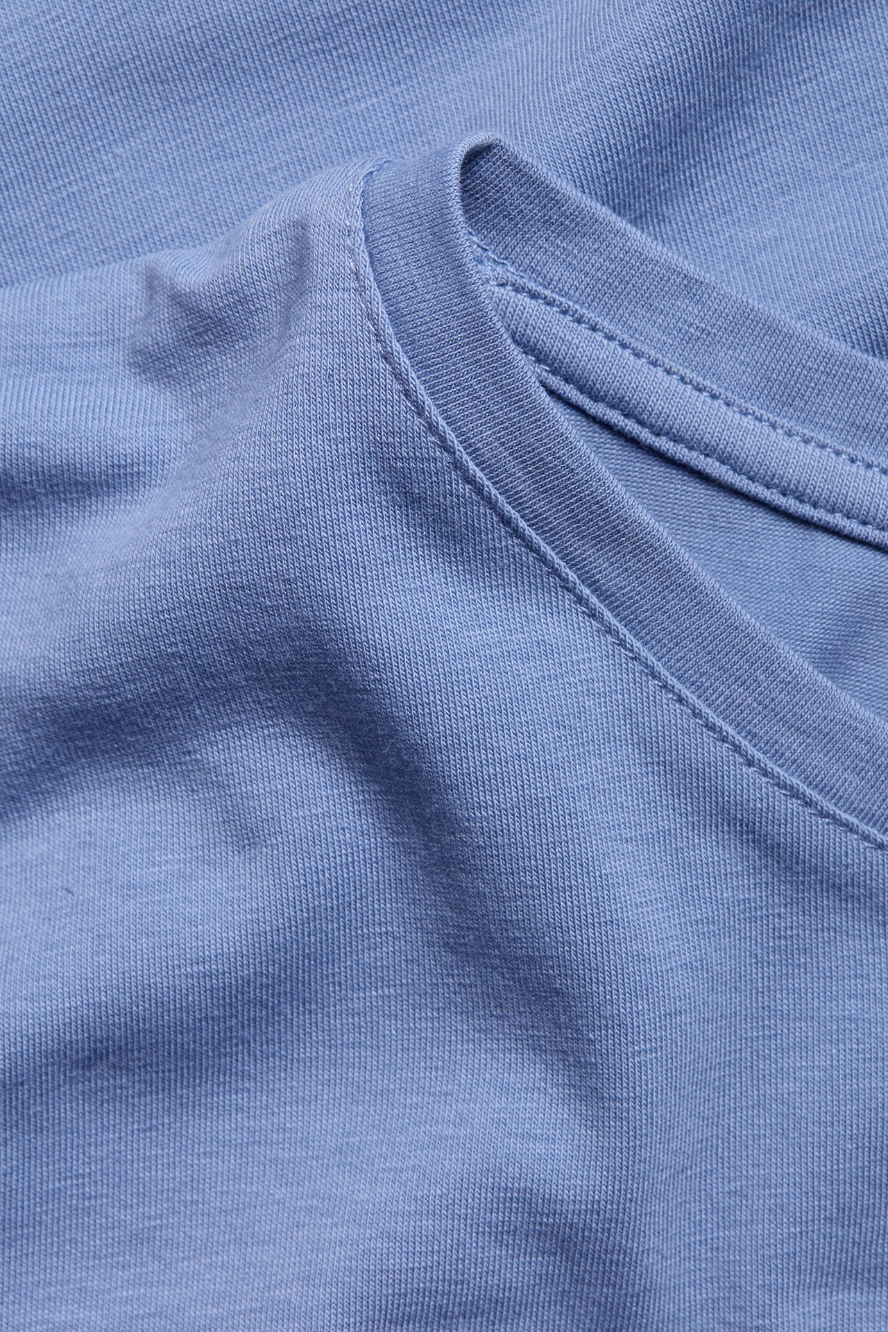 Koszulka basic z krótkim rękawem - Niebieski - 1