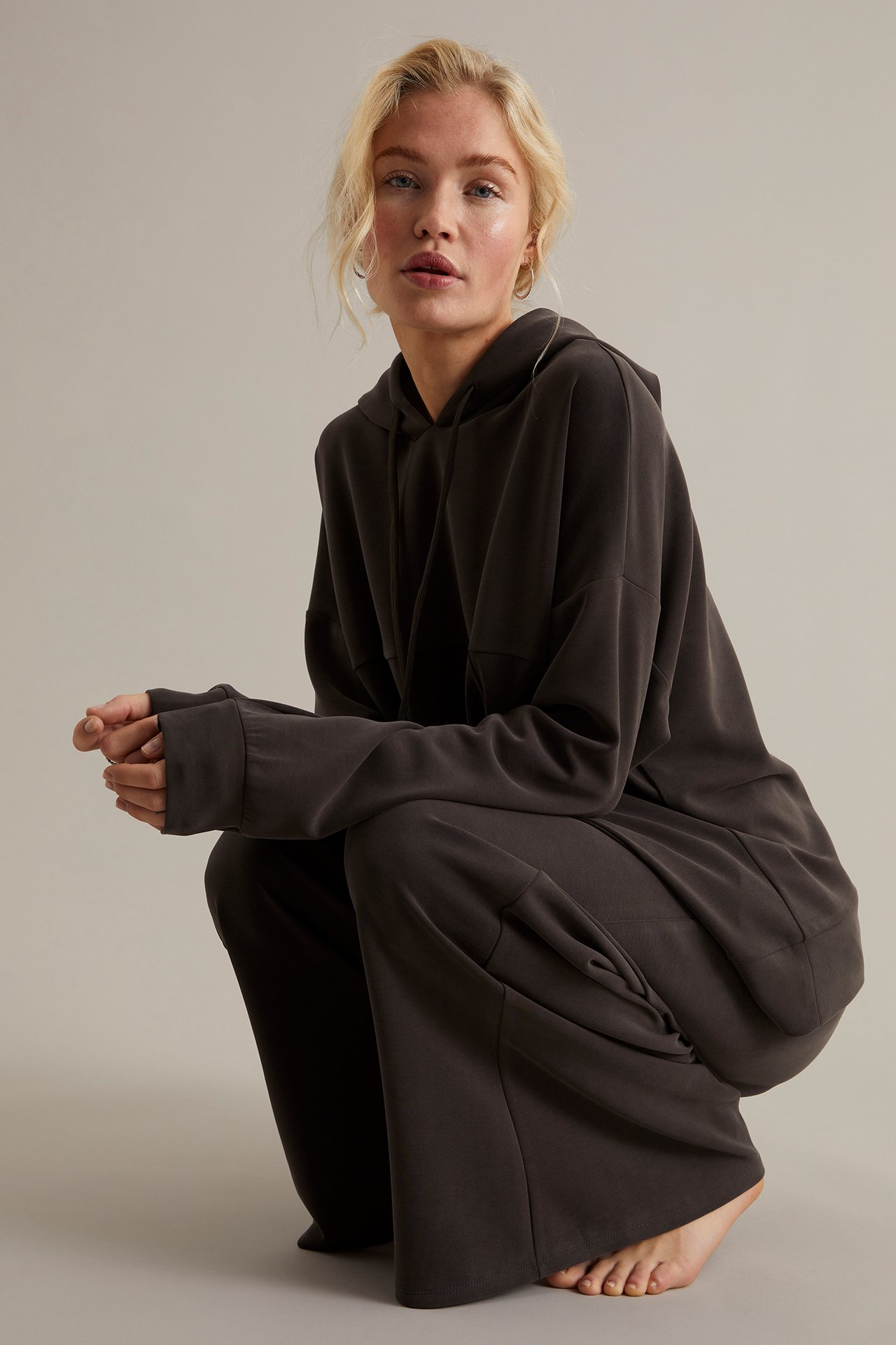 Hoodie - Brun - 3