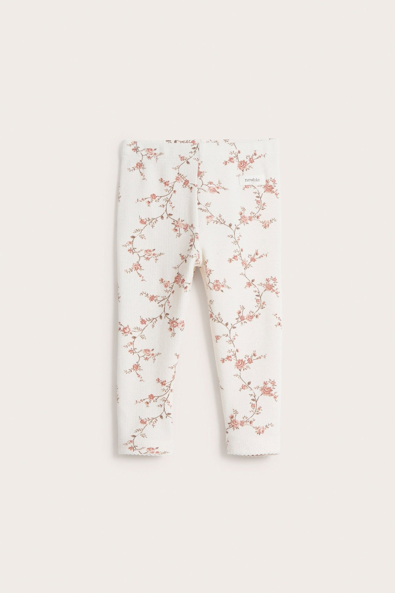 Legginsy w kwiaty, dla niemowląt - Offwhite - 2