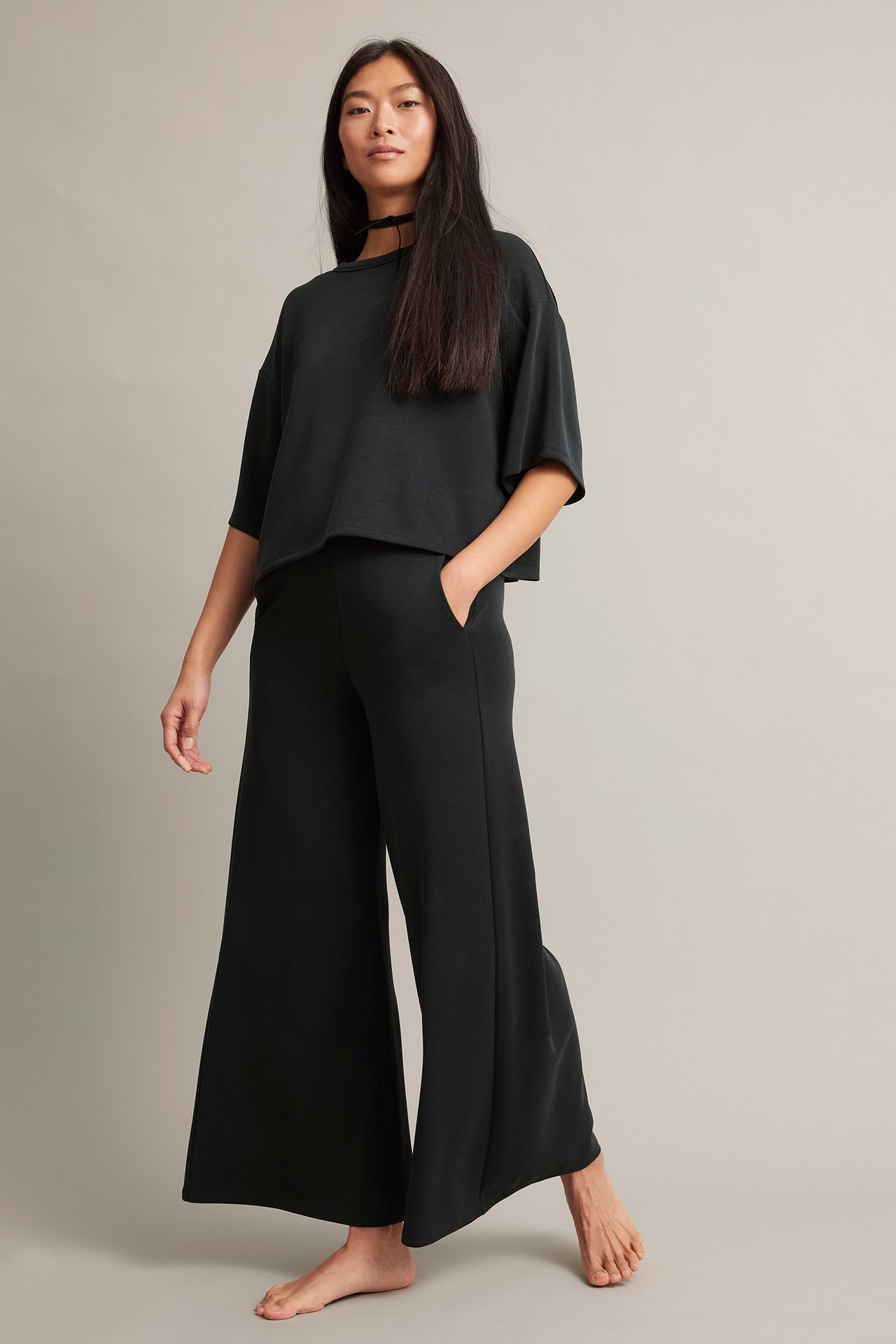 Byxor Loungewear - Svart - 3