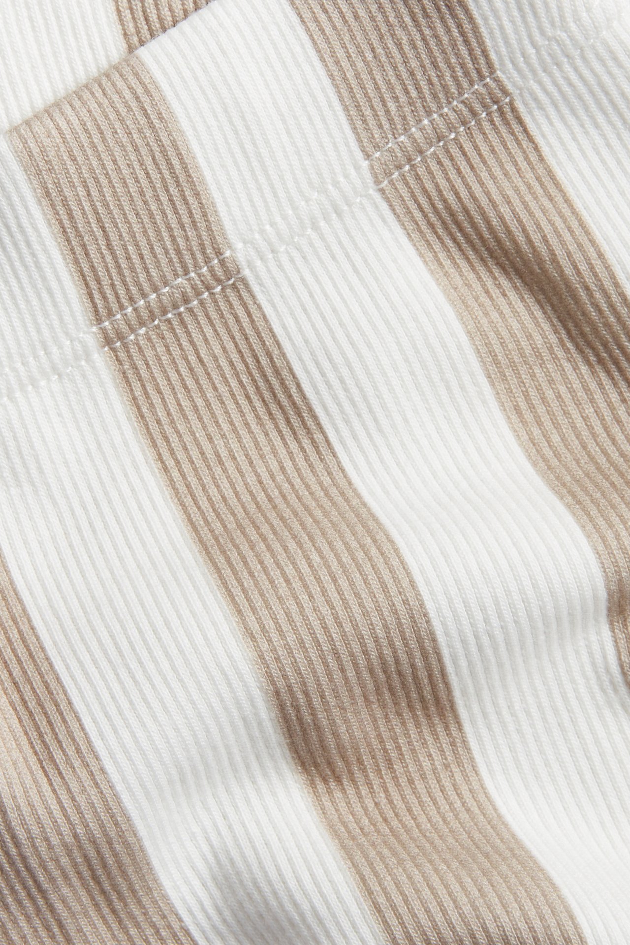 Stripete babyleggings - Offwhite - 4
