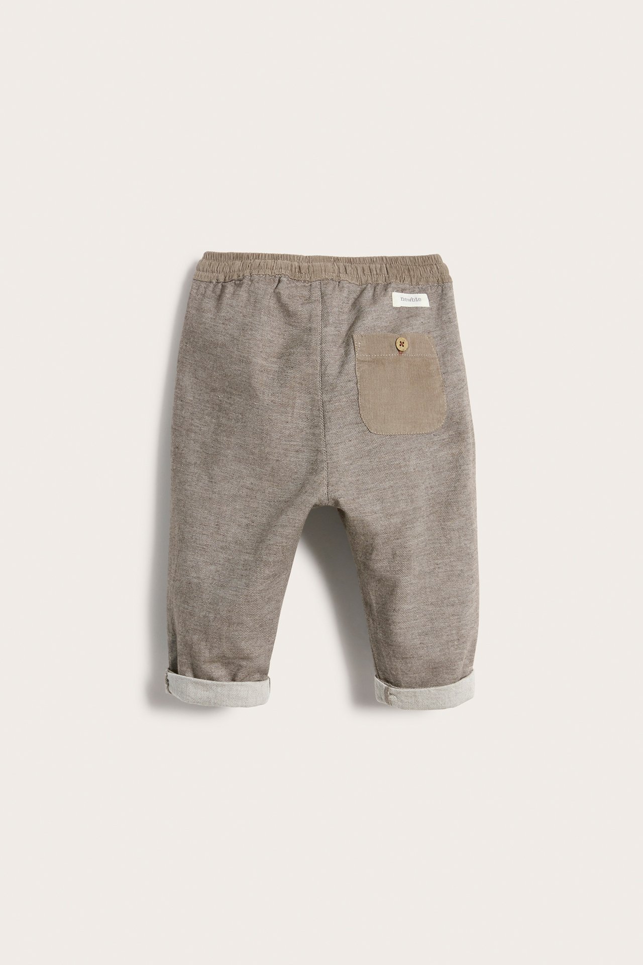 Byxor i twill - Brun - 3