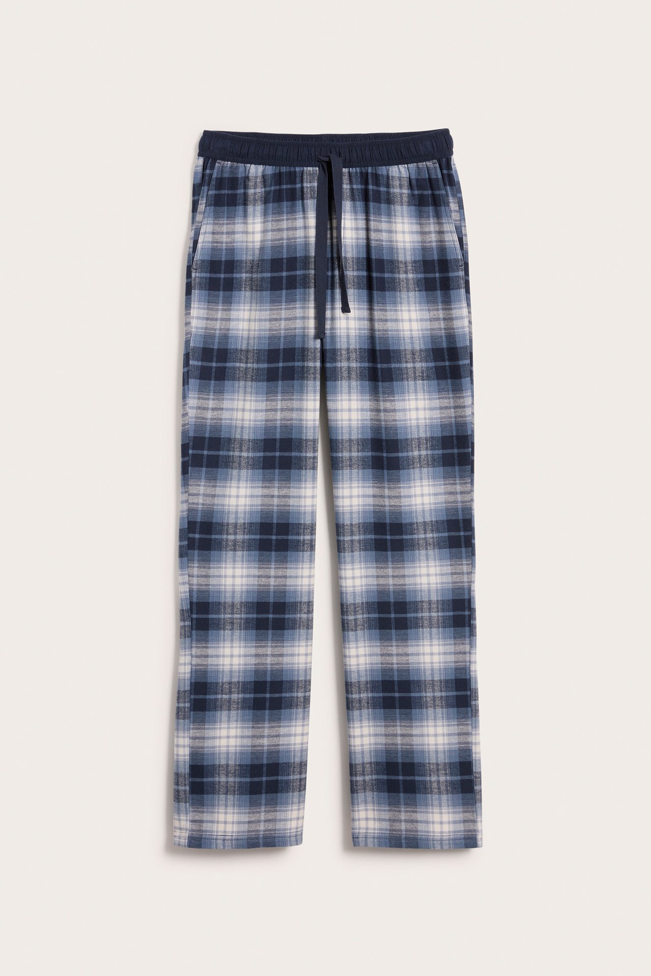 Rutig pyjamasbyxa - Mörkblå - 6