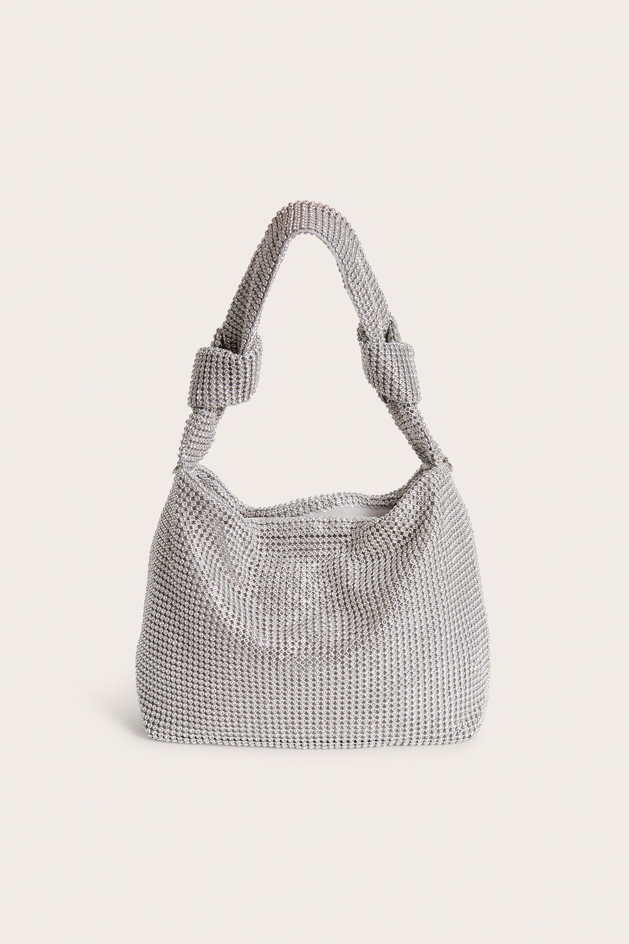 Veske med strass - Sølv - 2