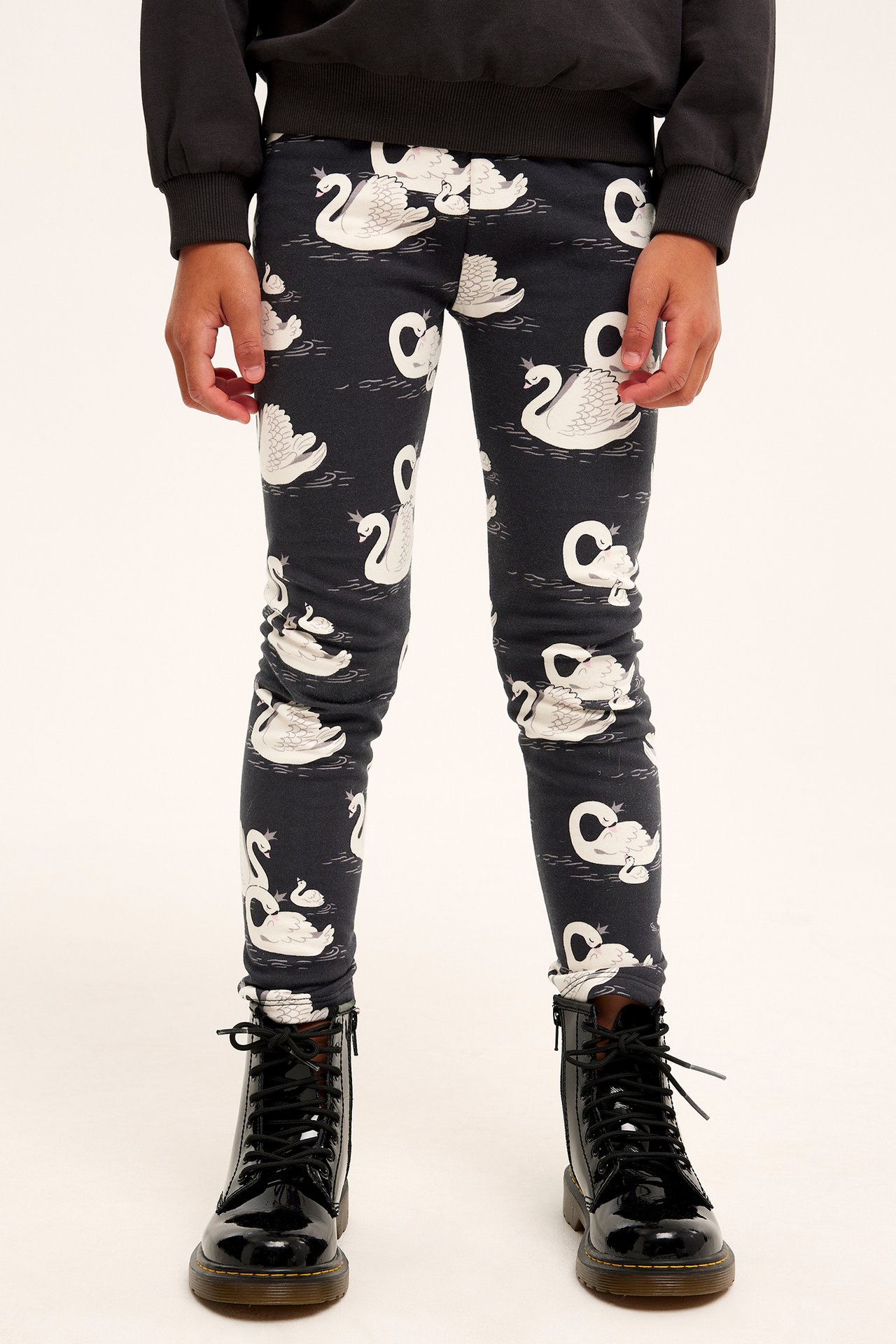 Legginsy - Czarne - 2