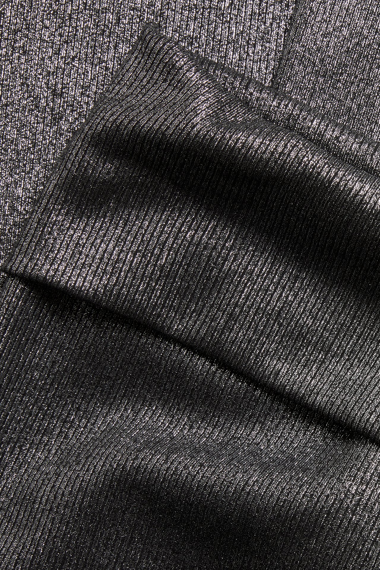 Spodnie z brokatem - Czarne - 5