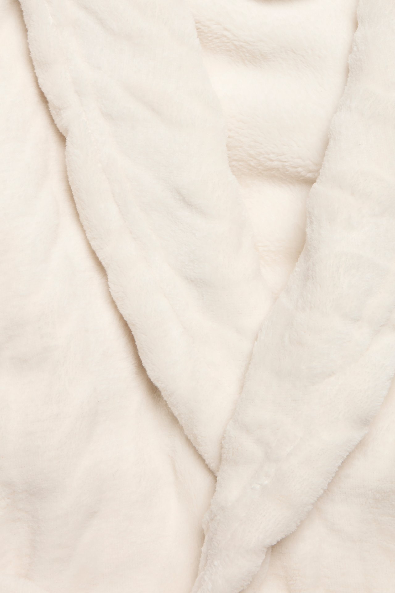 Fleece-morgenkåpe - Lys beige - 4