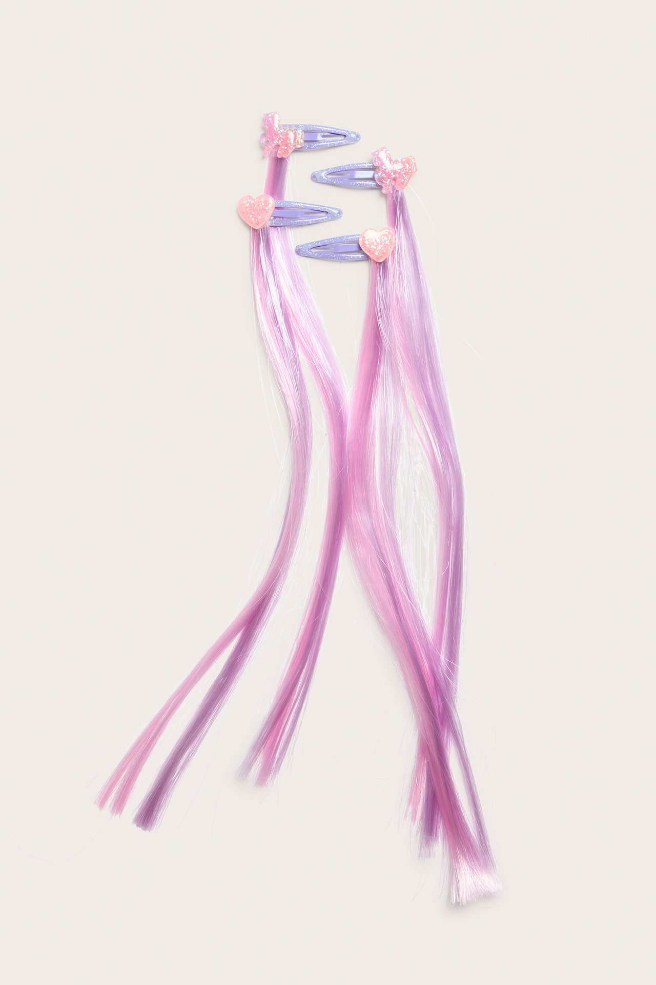 Hiuspinnit hiuslisäkkeellä - Pinkki - 2