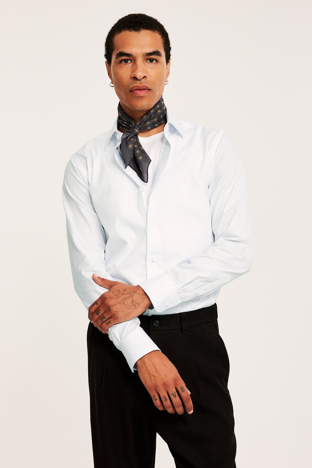 Slim fit paita - Valkoinen - 2