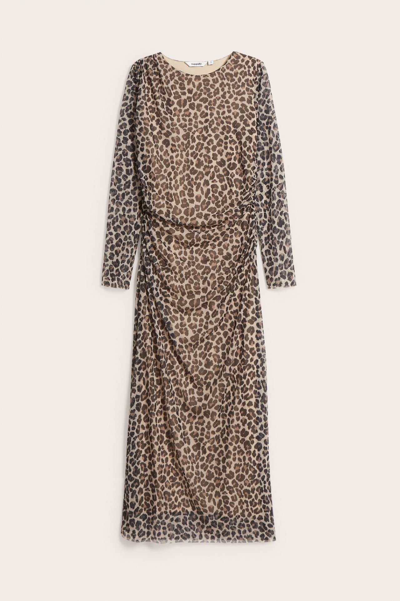 Verkkokangasmekko - Beige - 8