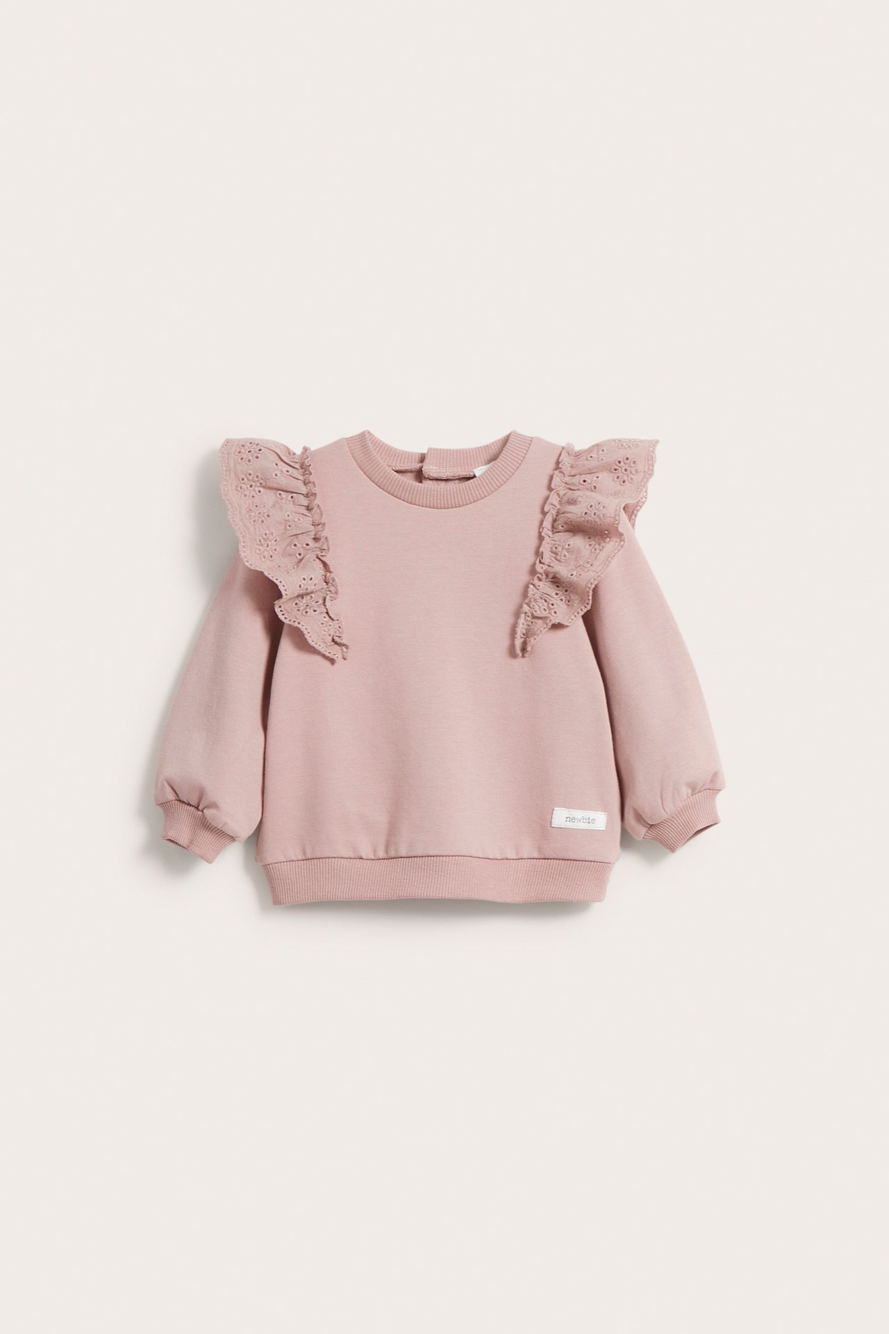 Bluza z haftem angielskim, dla niemowląt - Różowy - 2