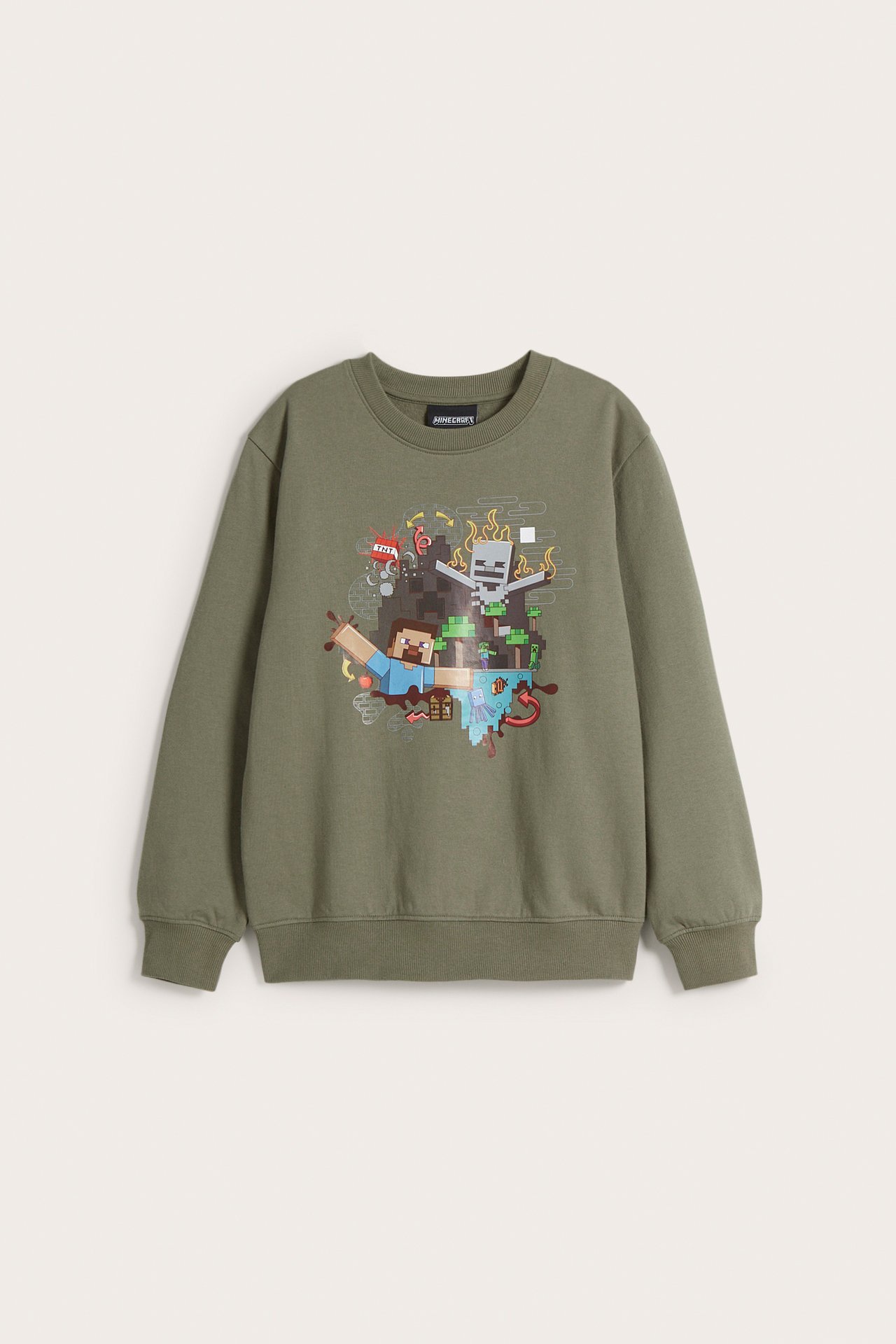 Sweatshirt Minecraft - Grön - 2