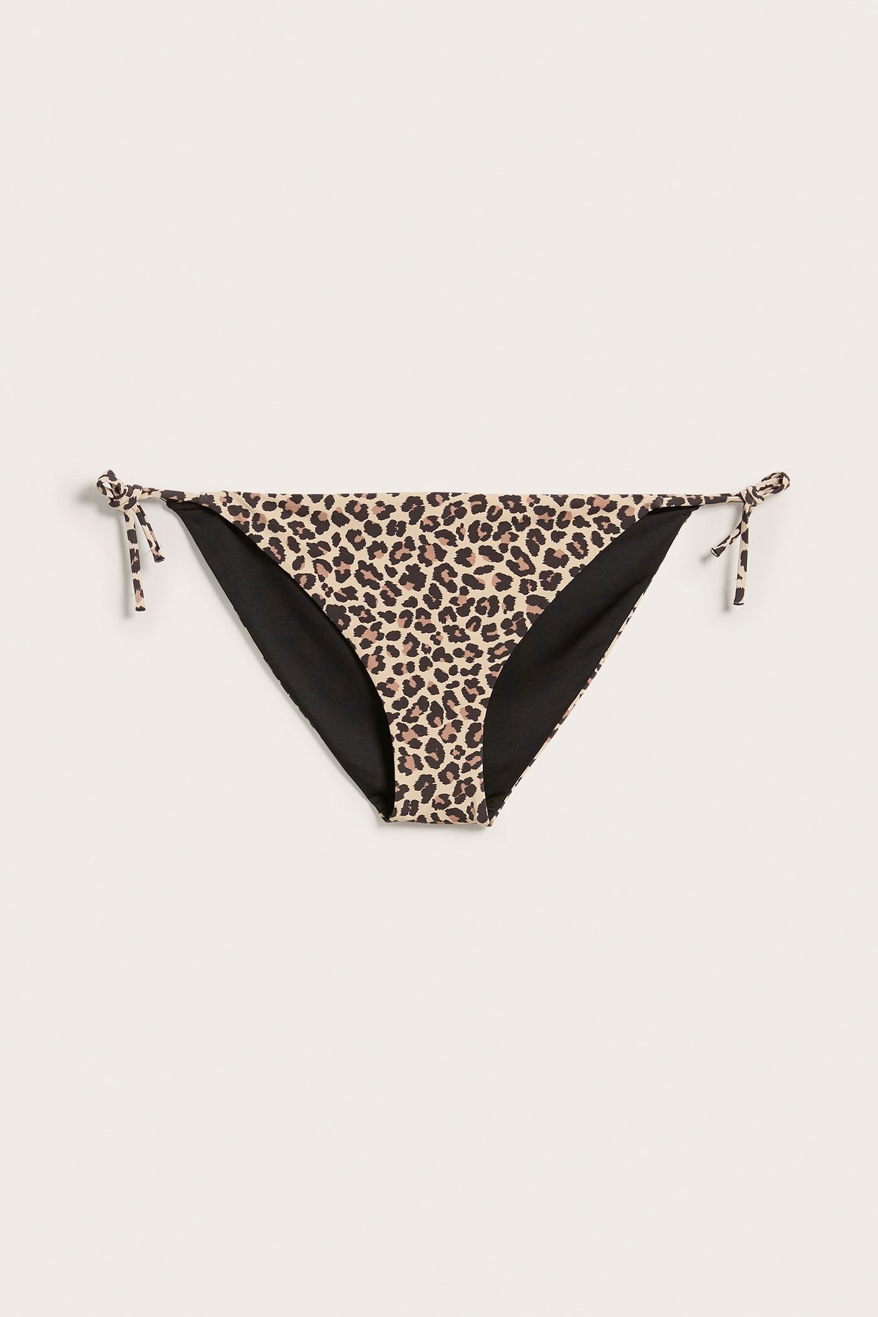 Leopardmönstrad bikinitrosa - Beige - 2