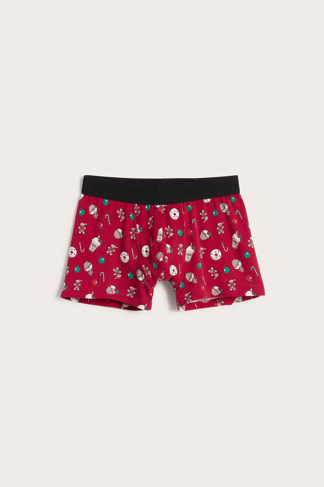 Boxer med julemotiv - Rød - 1