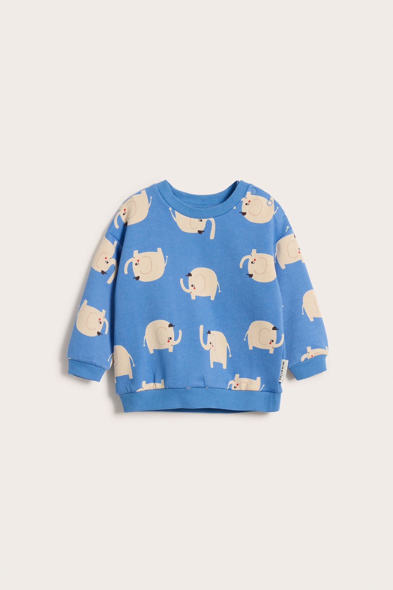 Värmande baby sweatshirt - Ljusblå - 2