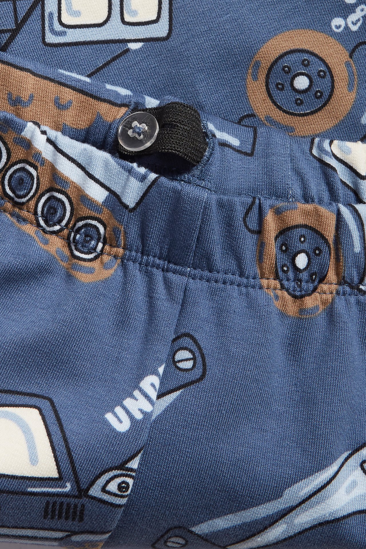 Mönstrade leggings - Blå - 1