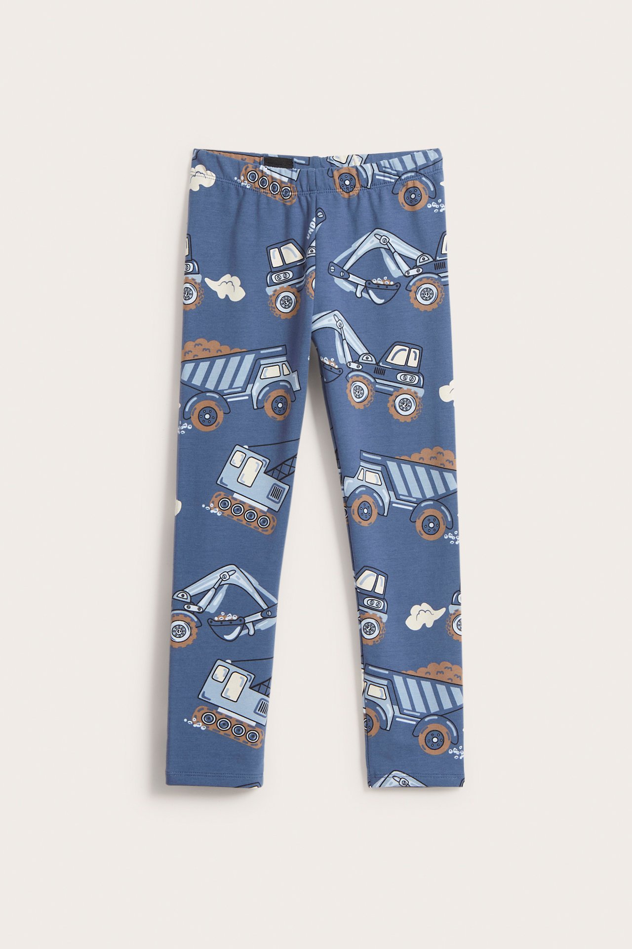 Mönstrade leggings - Blå - 2