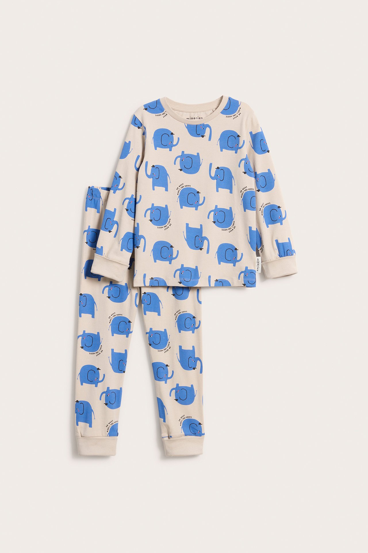 Kuviollinen pyjama lahjapussissa - Vaaleansininen - 3