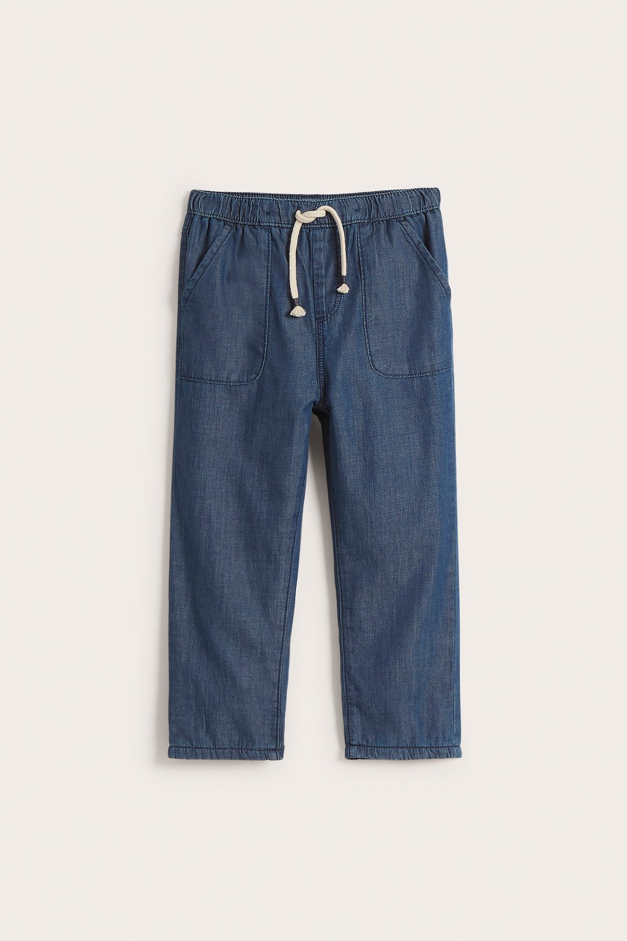 Jeans med lommer - Blå - 2