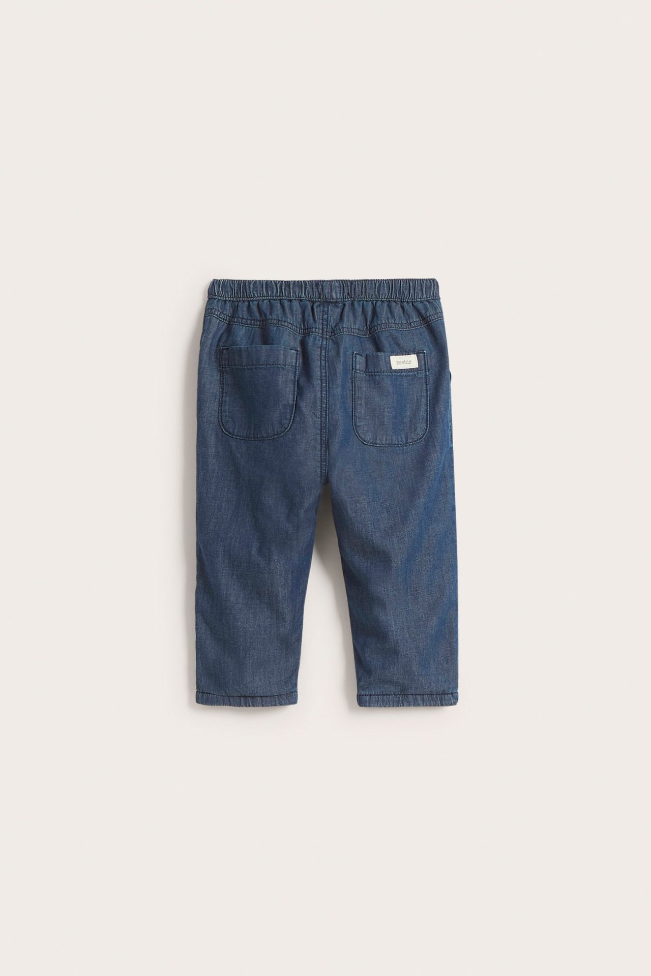 Jeans med snor - Blå - 4