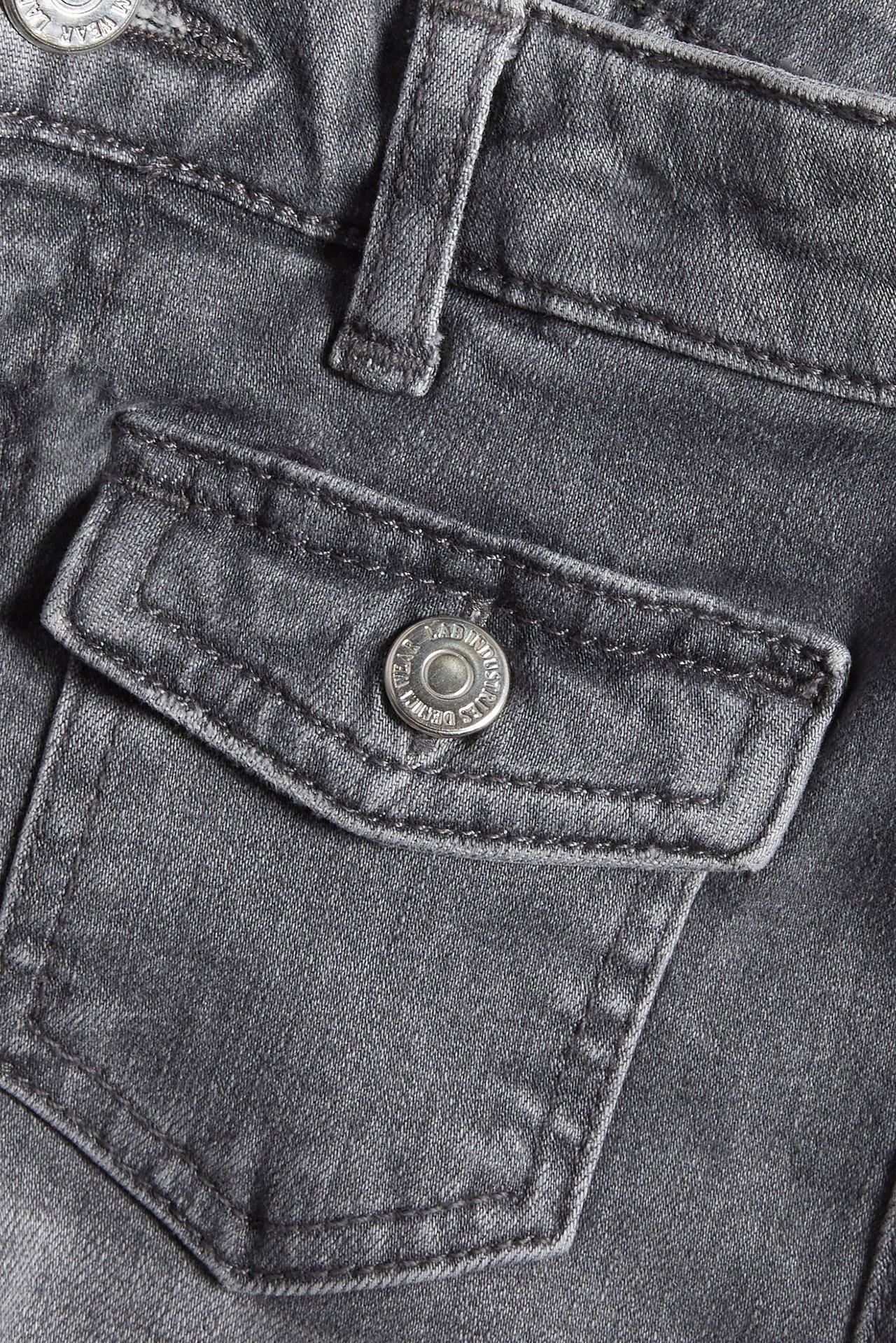 Dżinsy bootcut low waist - Srebrno-szary - 2