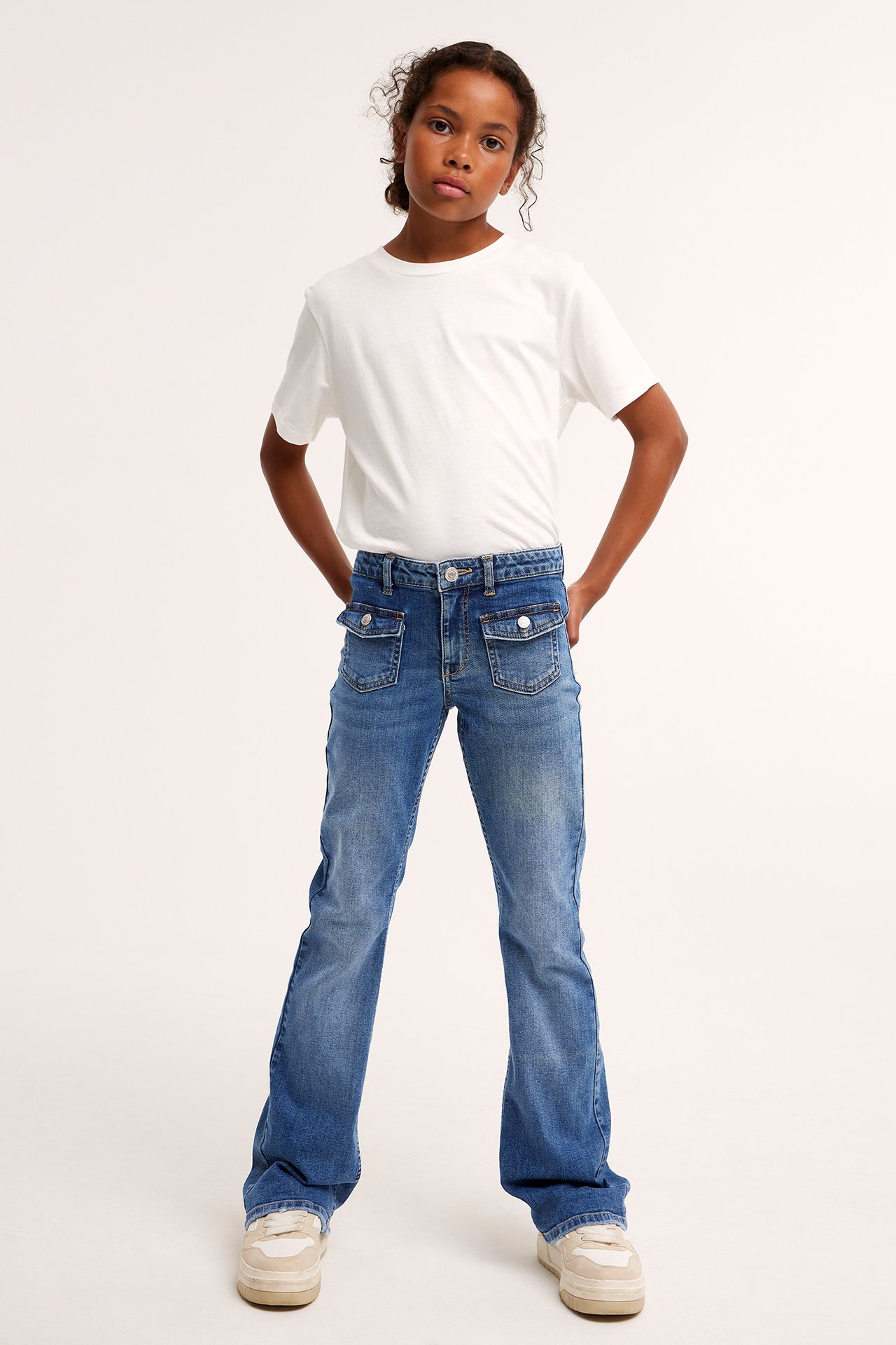 Bootcut jeans low waist