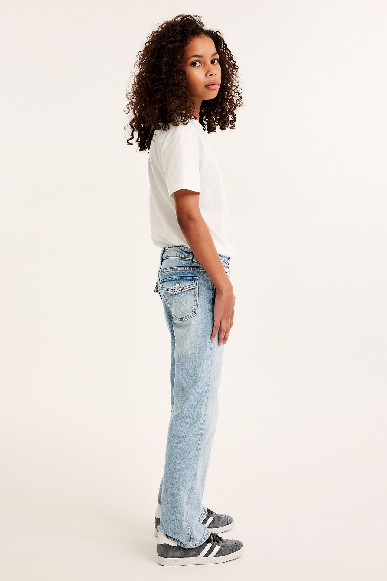 Bootcut jeans low waist - Lys denim - 6