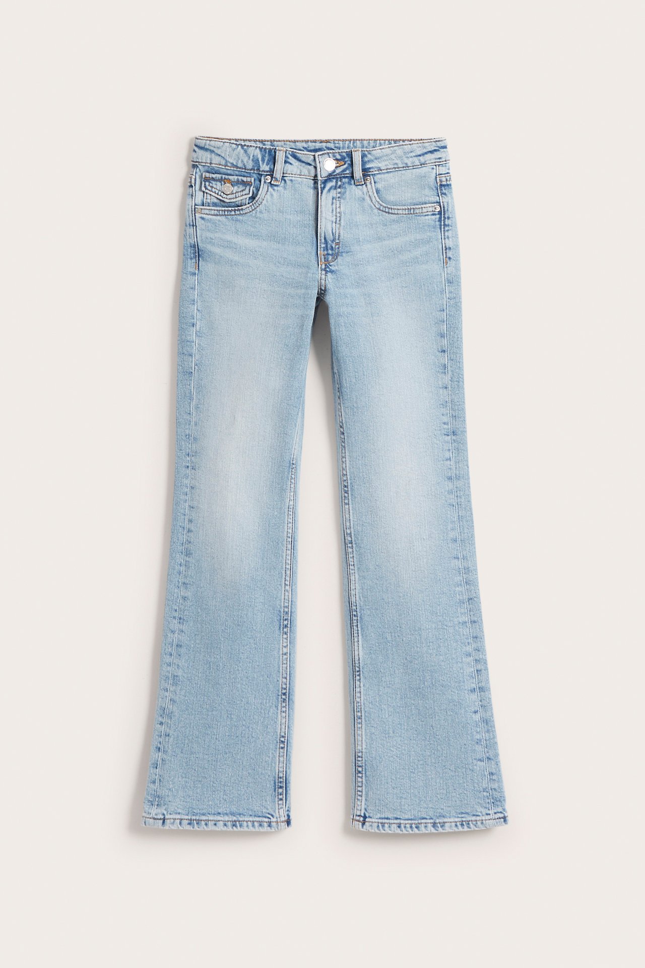 Bootcut jeans low waist - Ljus denim - 3