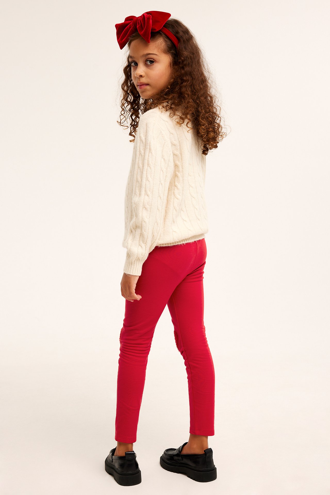 Legginsy - Czerwony - 4