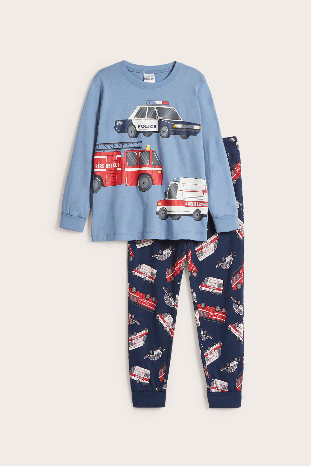 Långärmad pyjamas