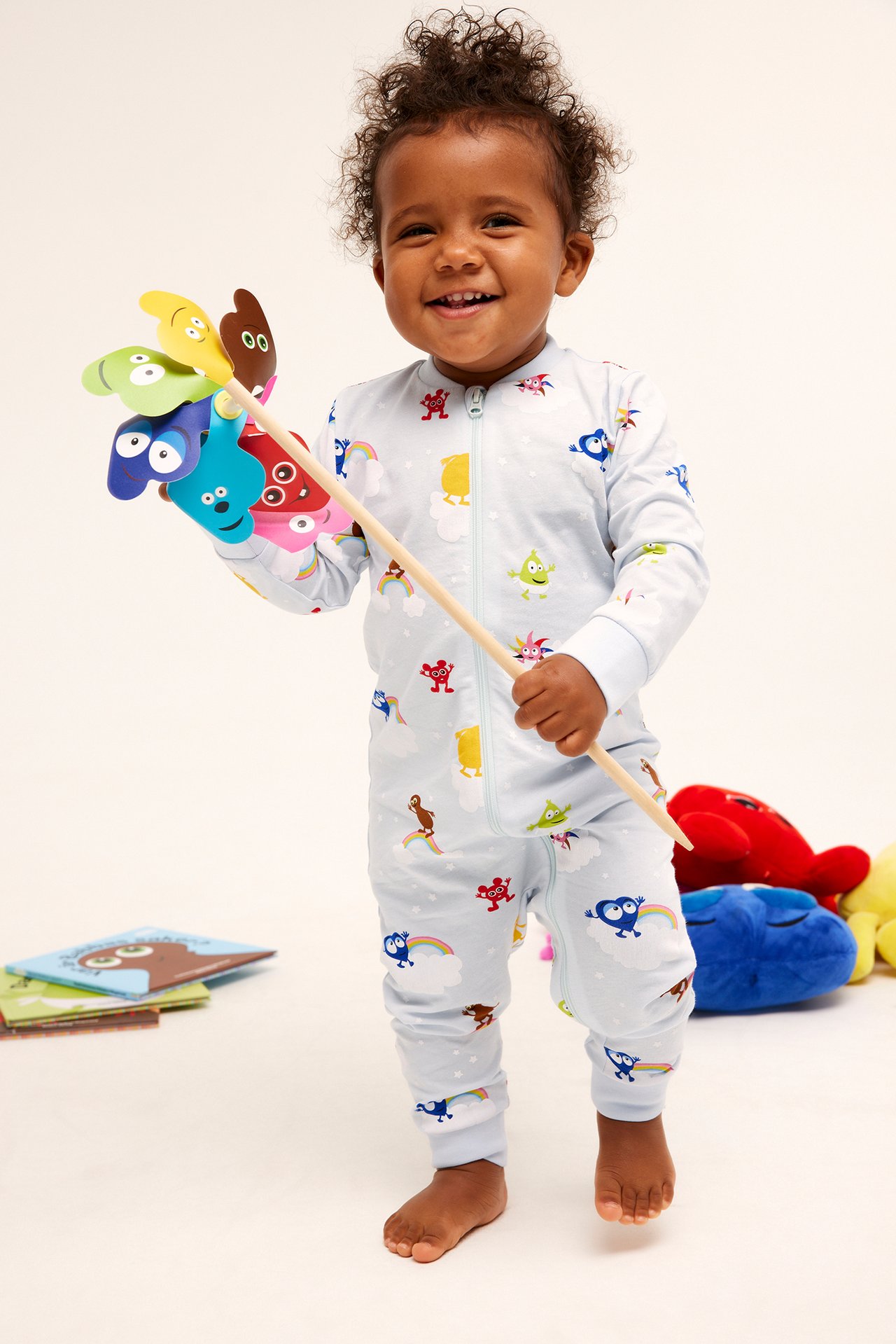 Babblarna-malliston pyjama - Vaaleansininen - 2