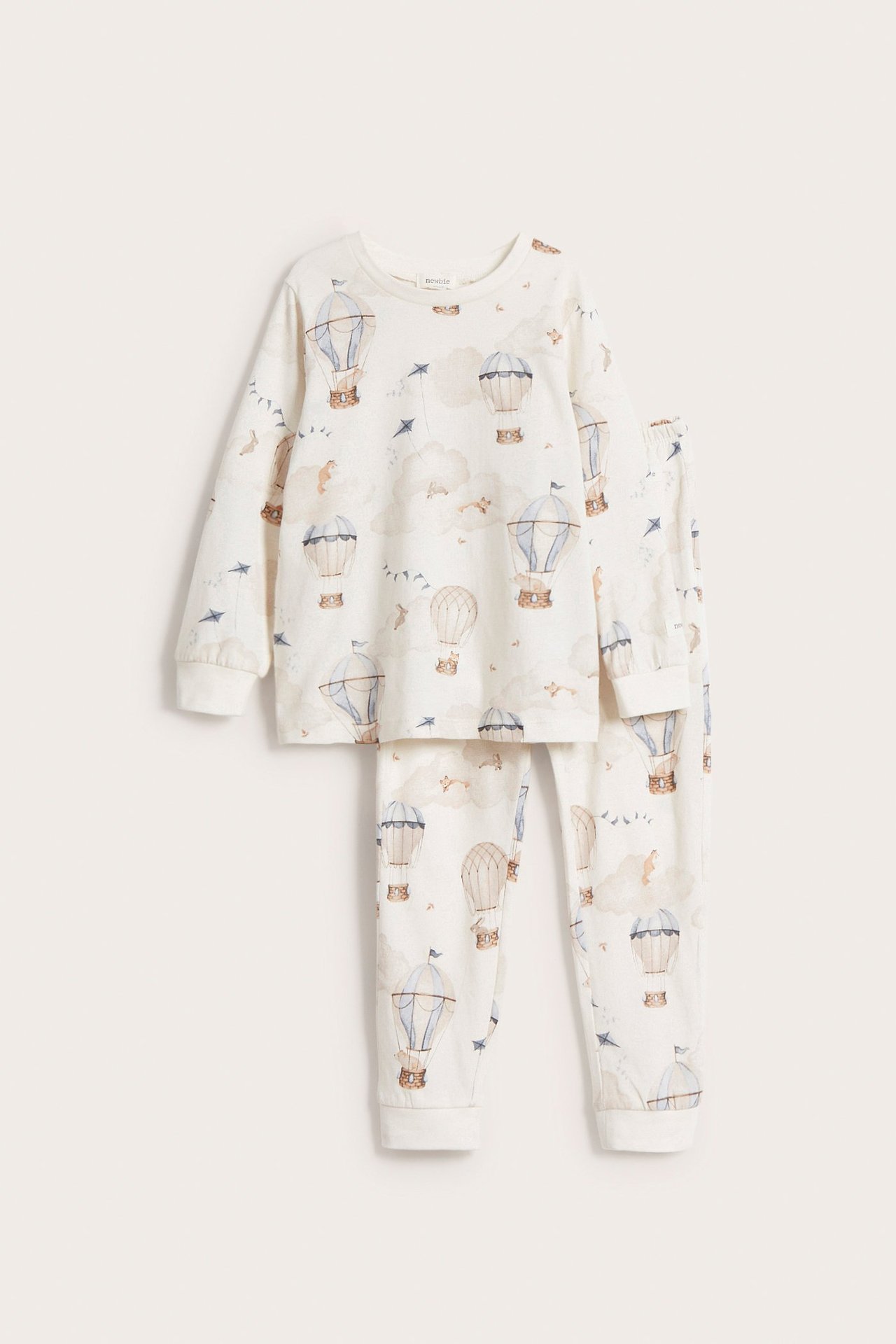 Mønstret pyjamas - Offwhite - 4