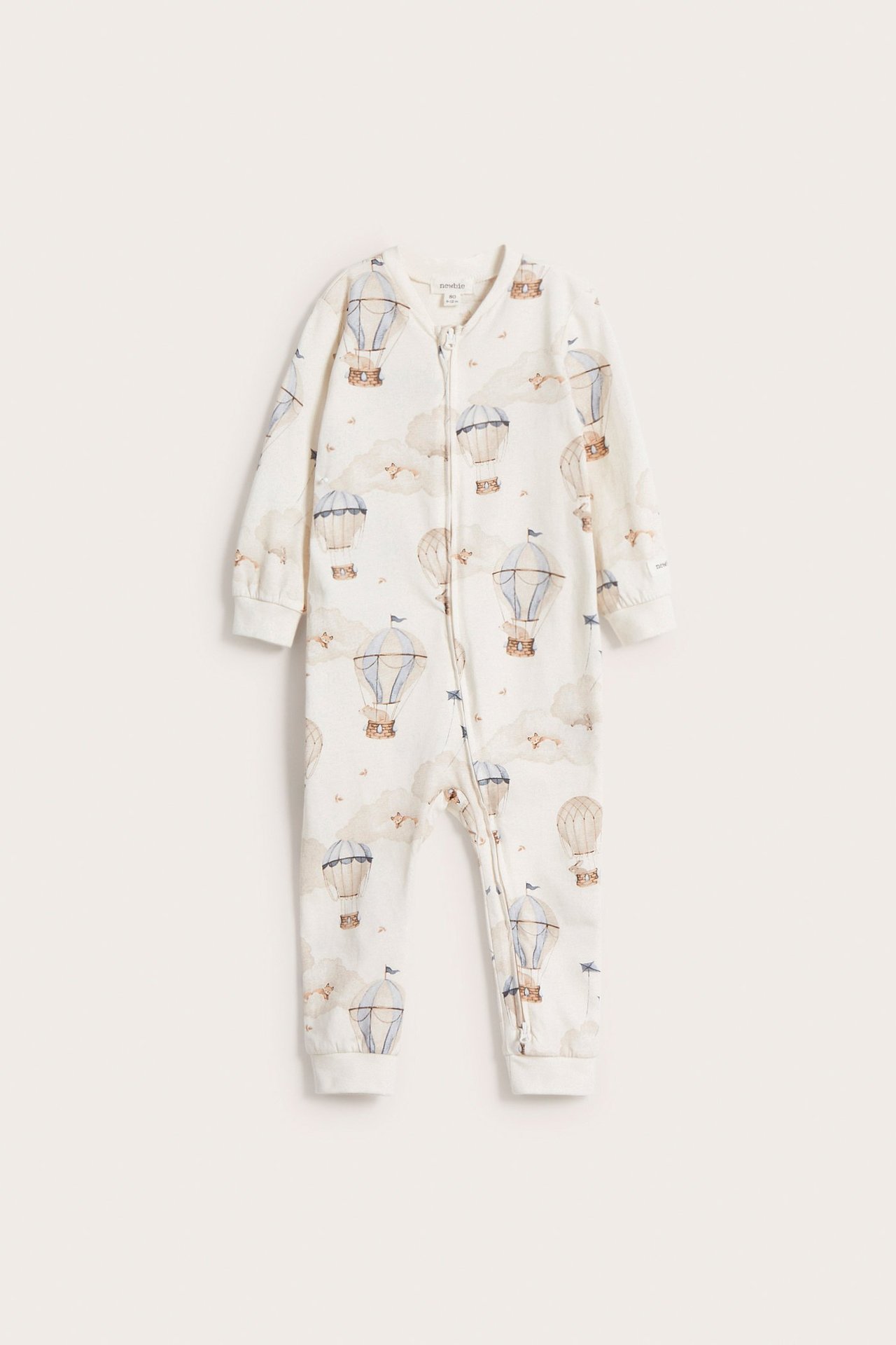 Mønstret pyjamas - Offwhite - 2