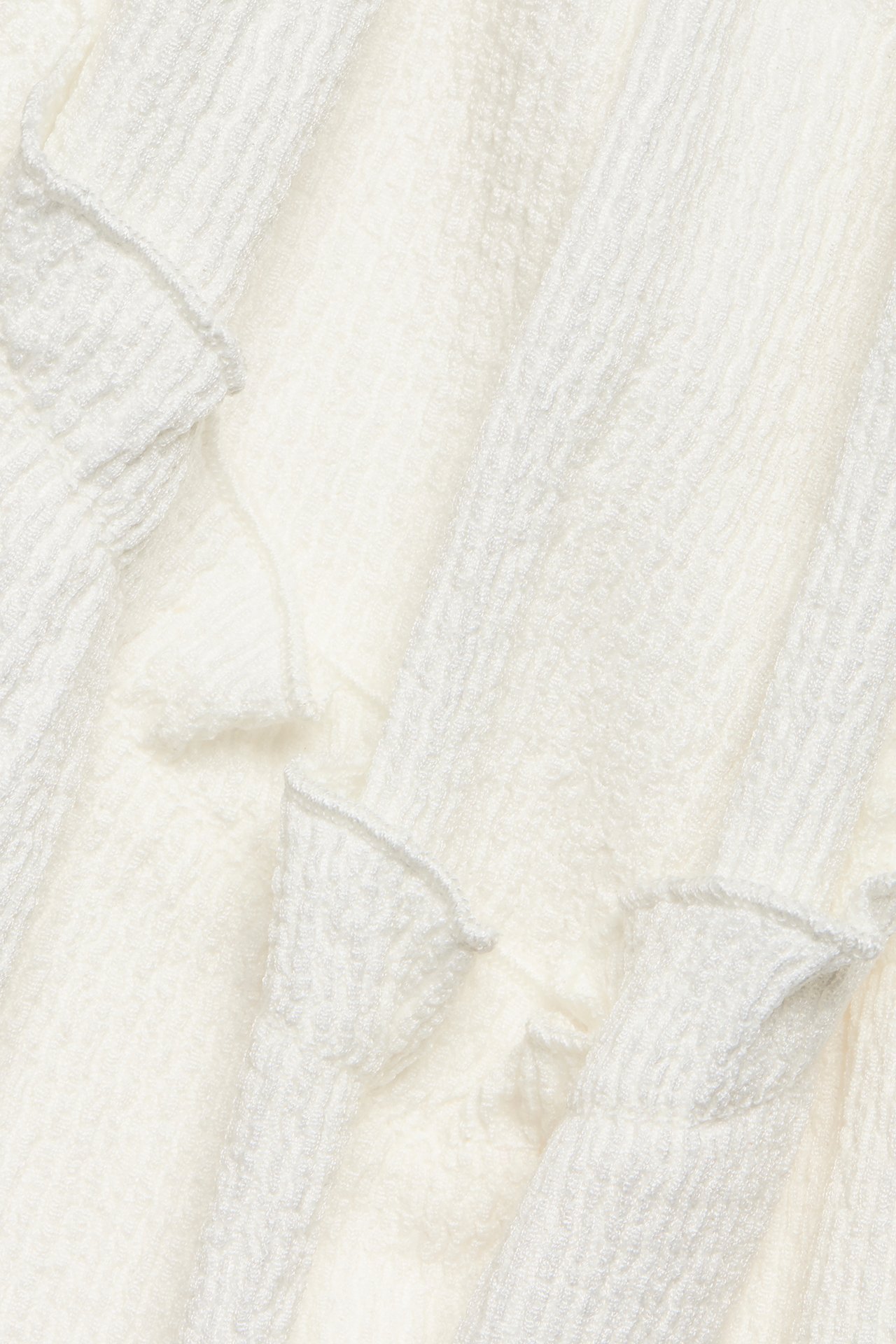 Långärmad blus - Offwhite - 1
