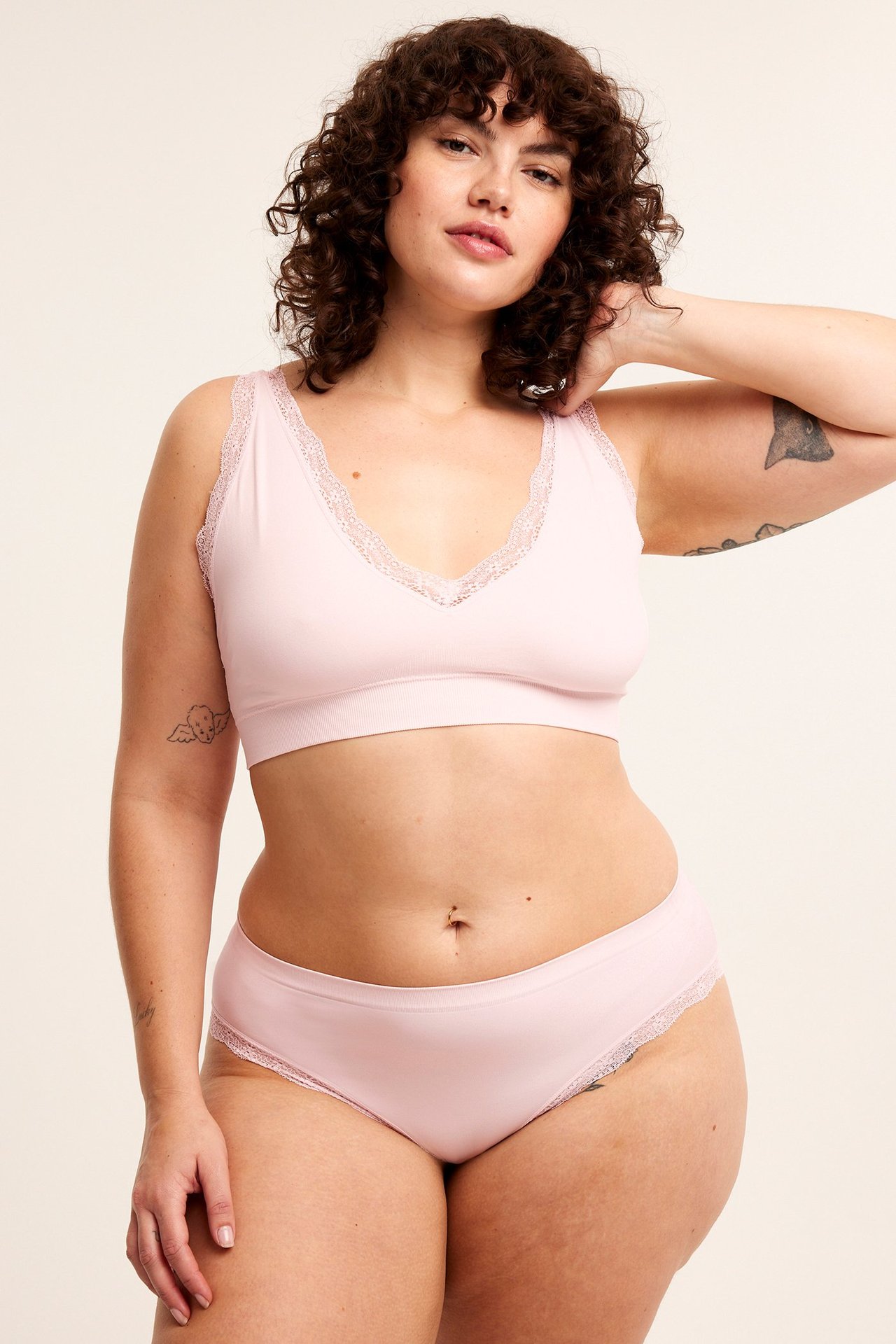 Brieftrosa seamless - Rosa - 1